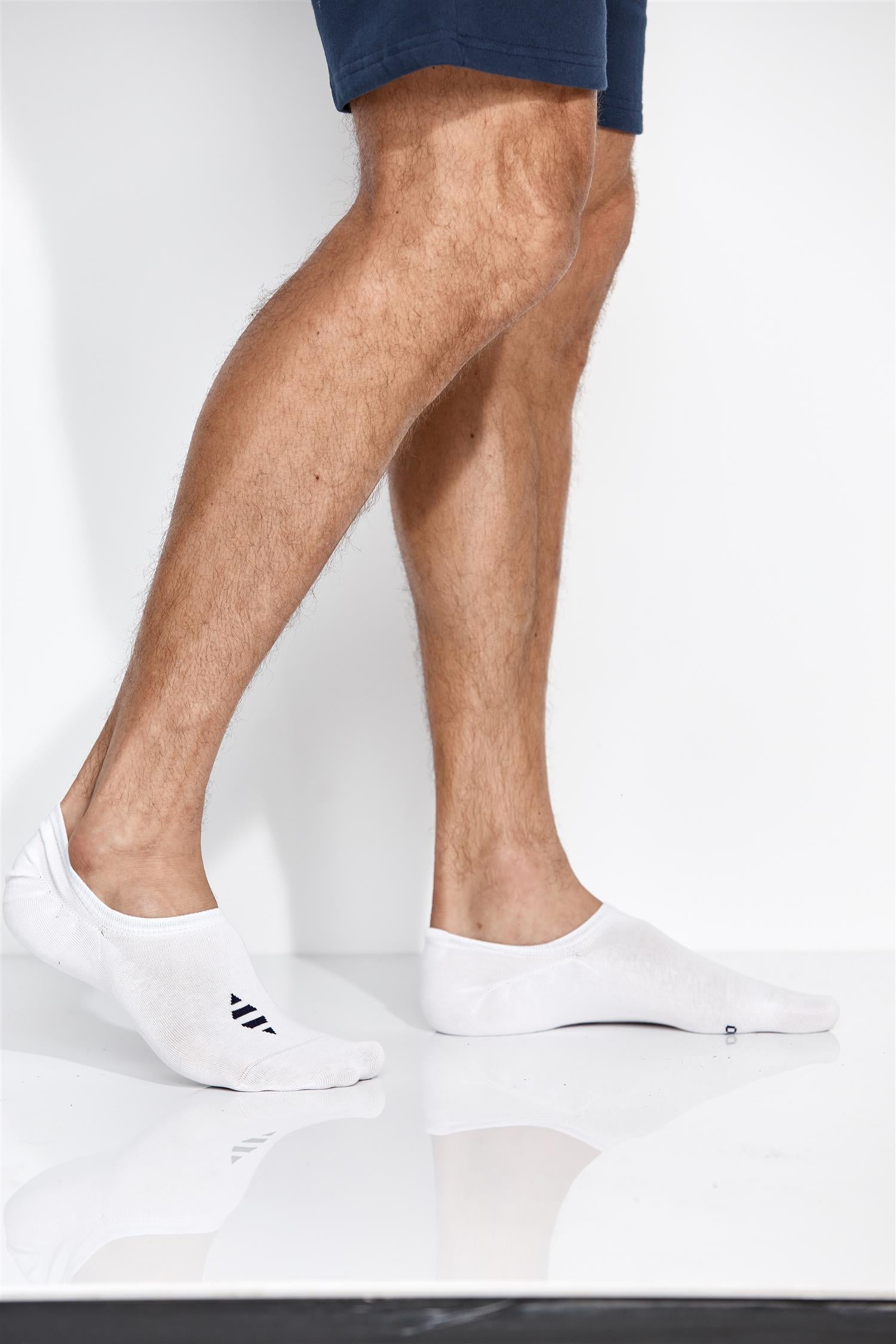 3pk Hans Erik Cotton Logo Liner White