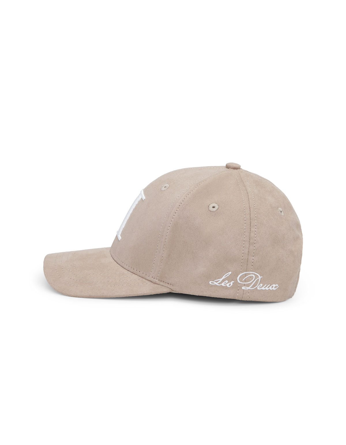 Encore suede baseball cap Dark Sand