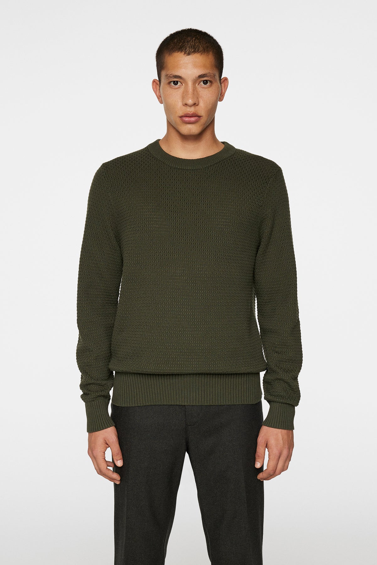 Oliver structure sweater Grønn
