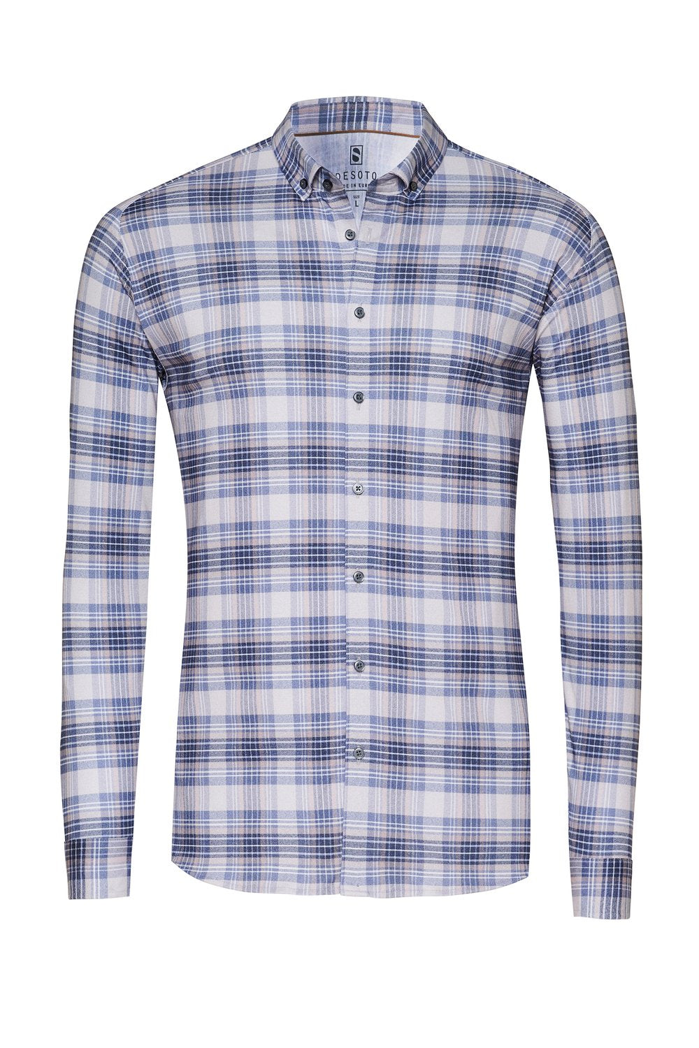 Casual Modern BD 1/1 Beige Blue Check