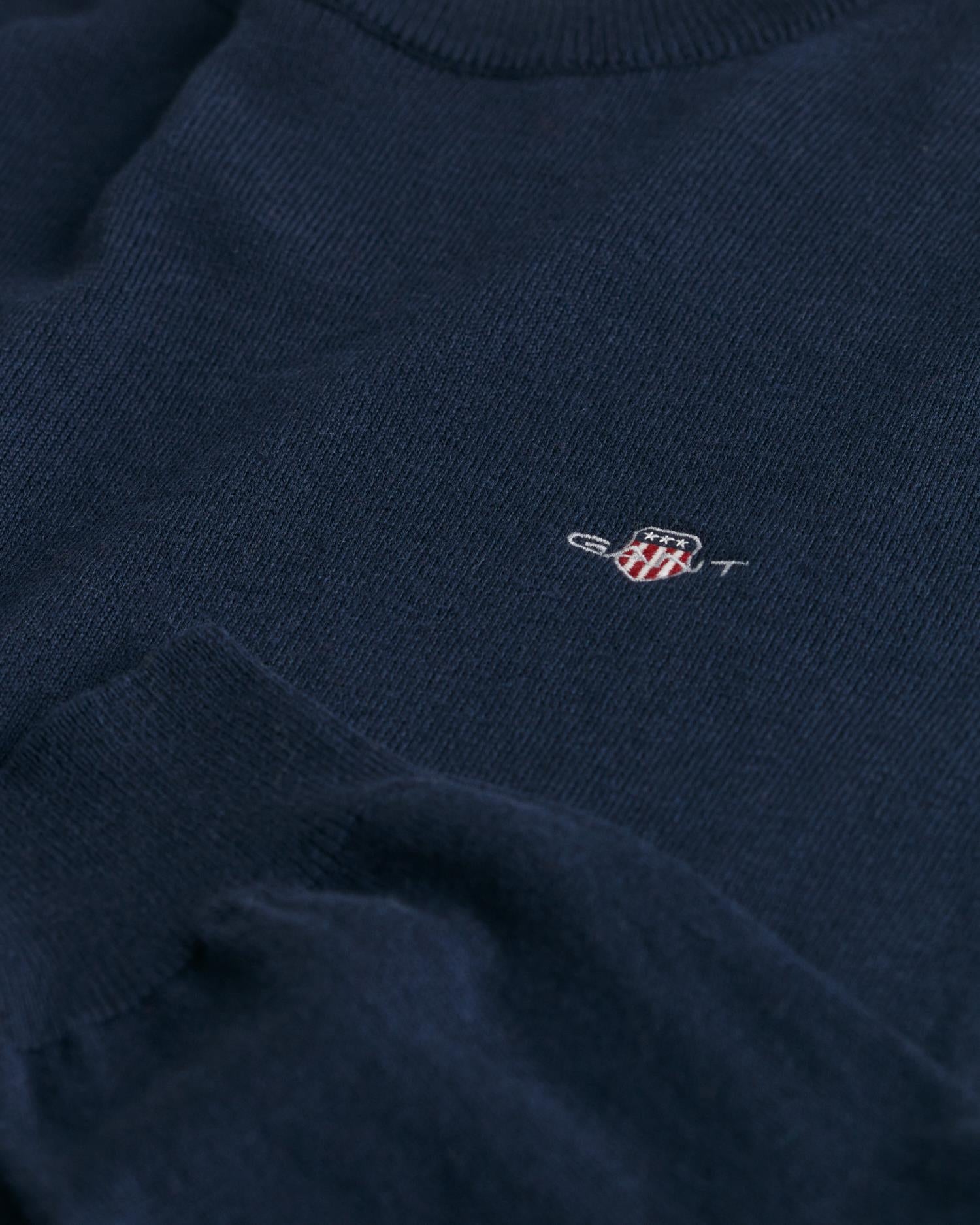 Ctn/wo C-Neck Evening Blue