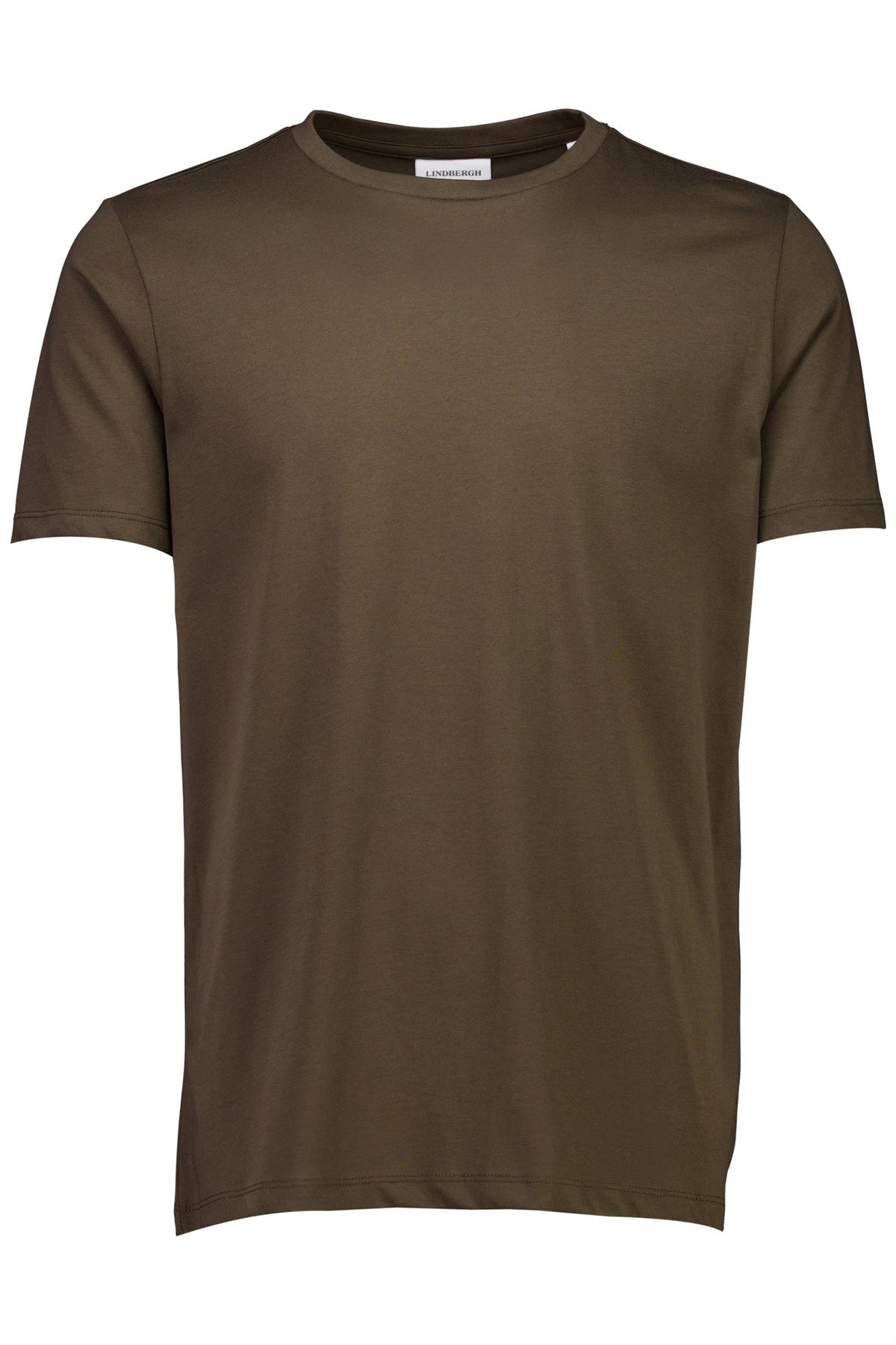 LINDBERGH Basic tee S/S - Sezon 1-xx5 Ciemnobrązowy