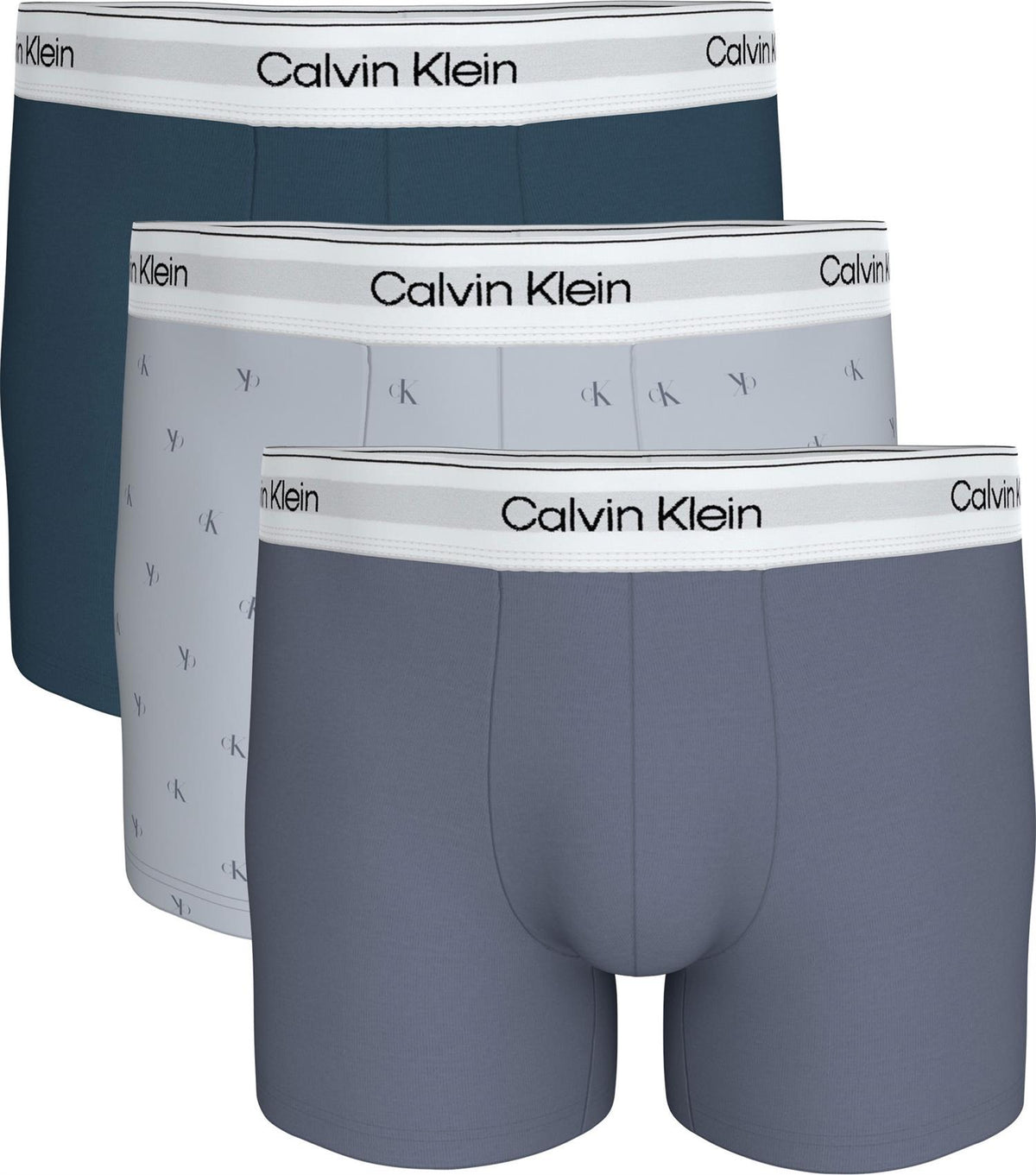 Boxer Brief 3pk Adriatic Royal / Diamond Logo Plein