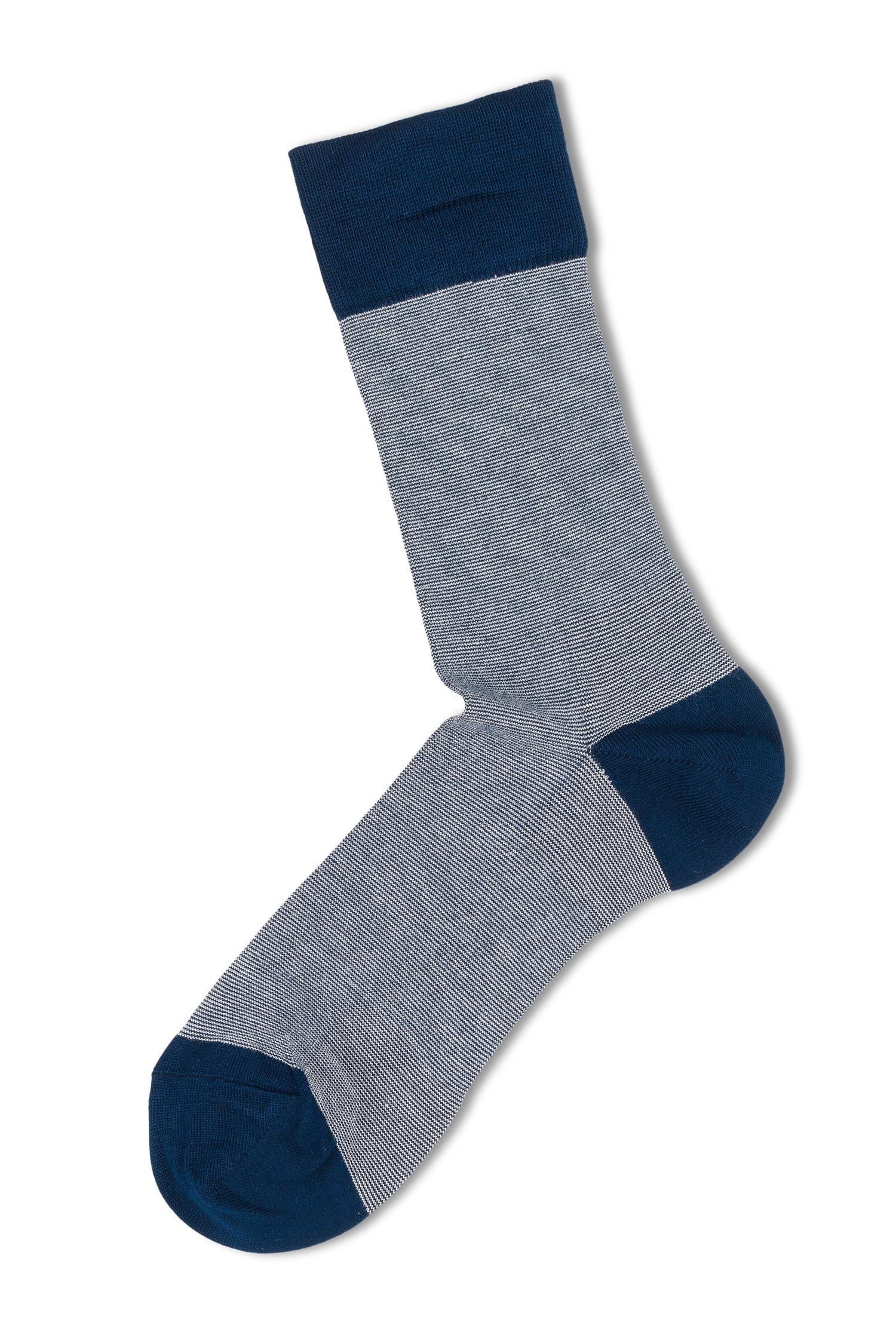 Eton Bamboo Heel/toe Dark Blue