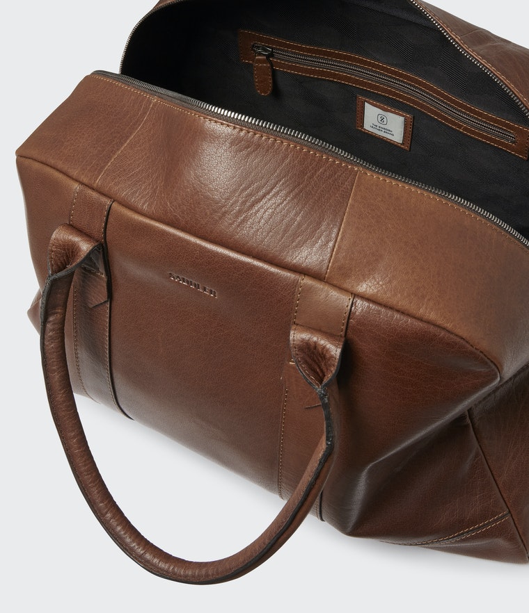 Valda leather bag Dk Brown