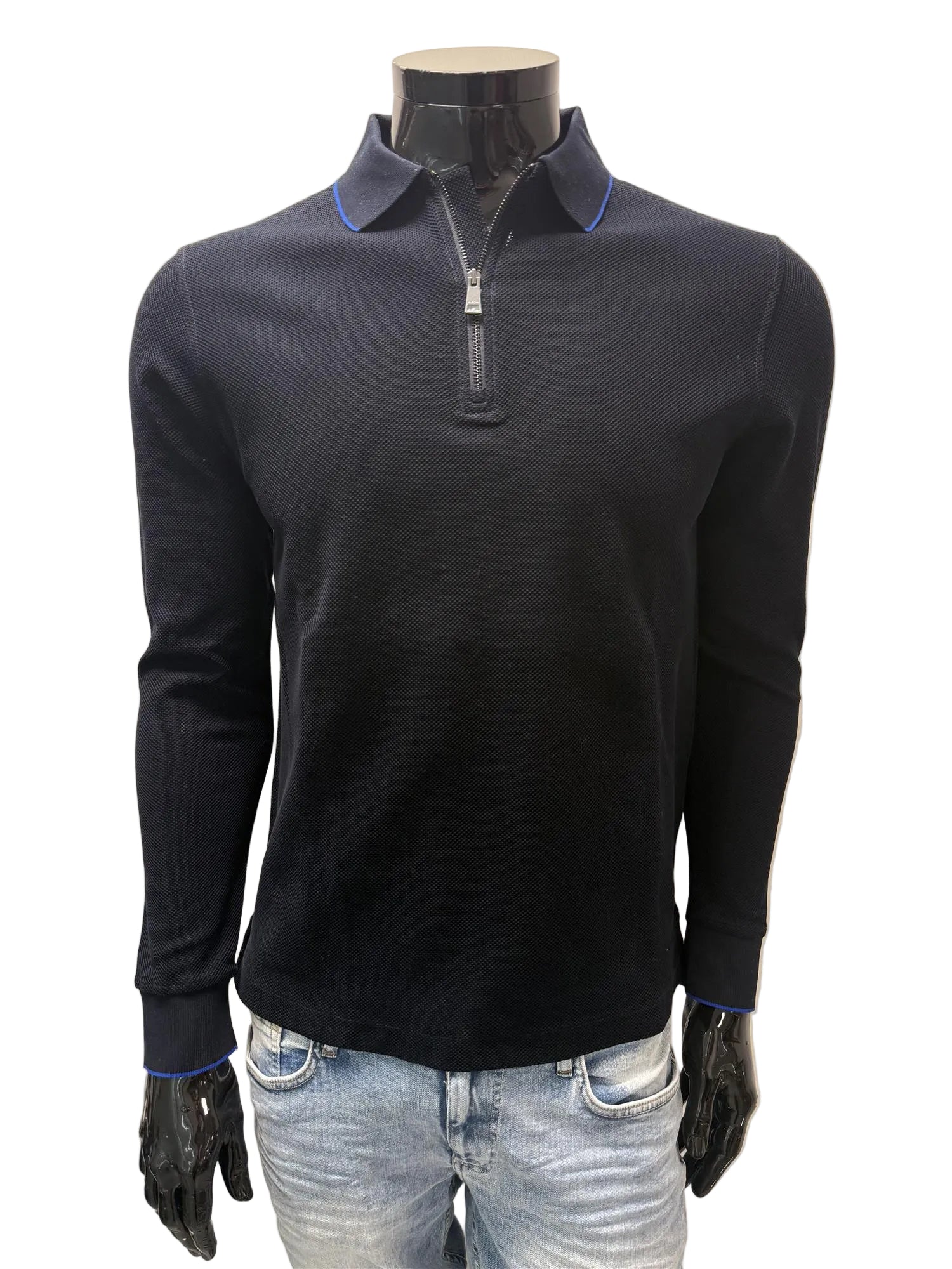 Dc structure L/s slim polo Navy