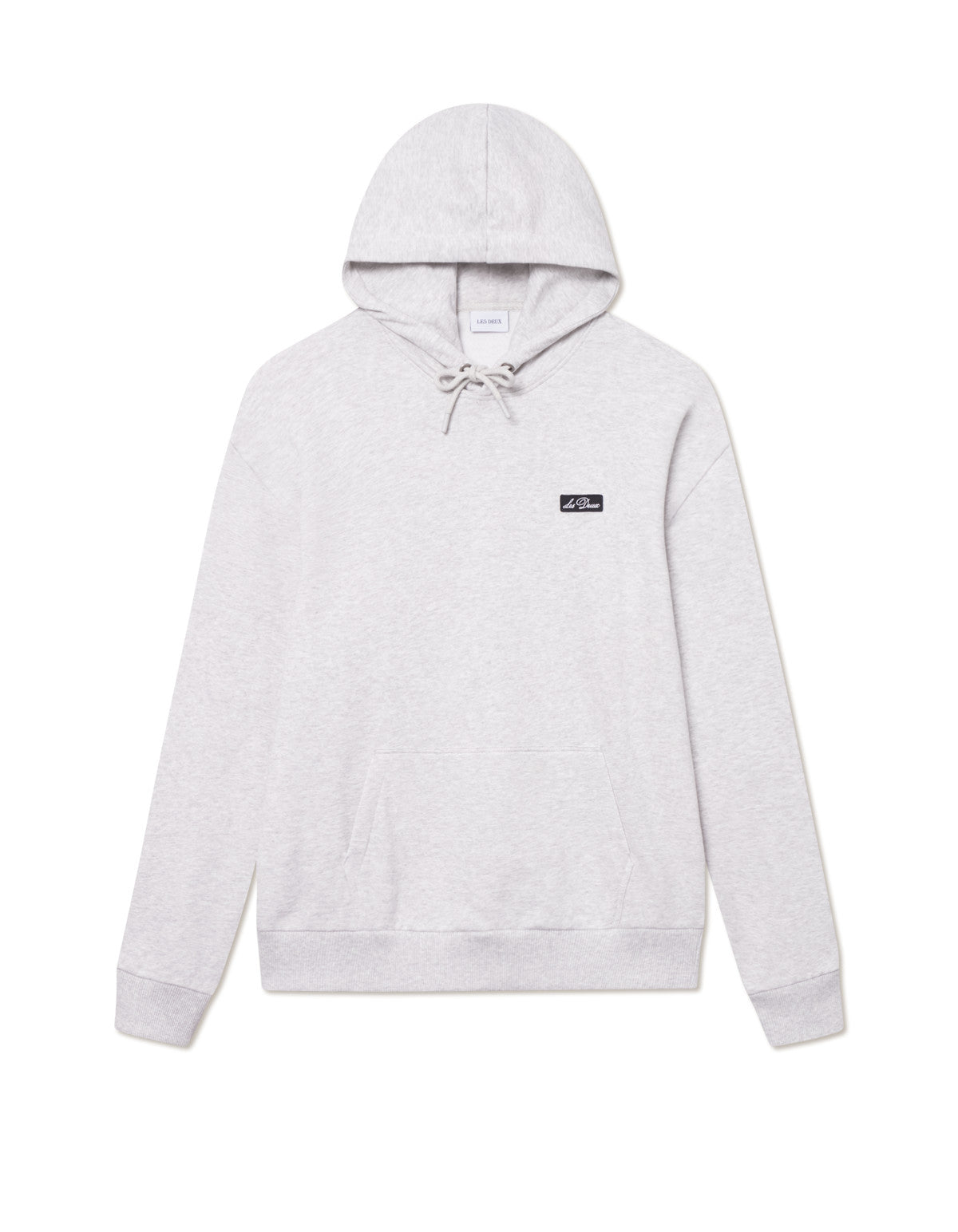 Patch Hoodie Snow Melange