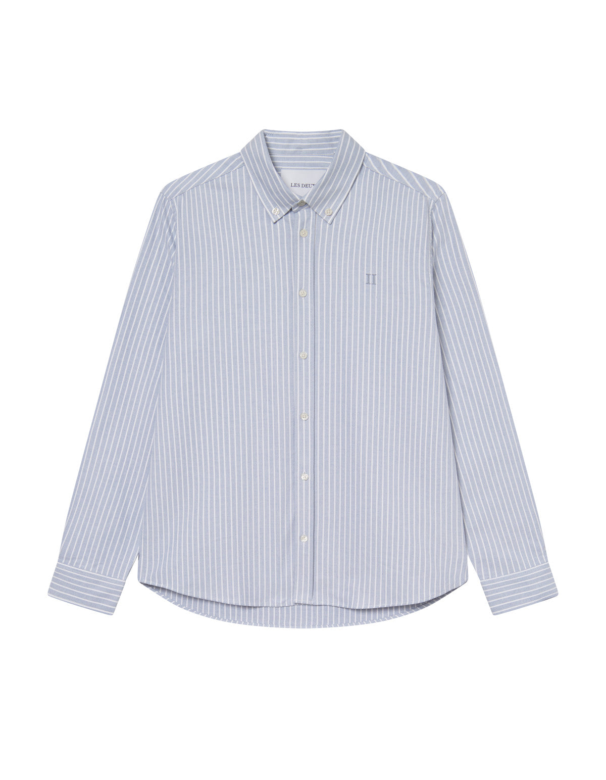 Konrad Striped Oxford Shirt Allure Blue