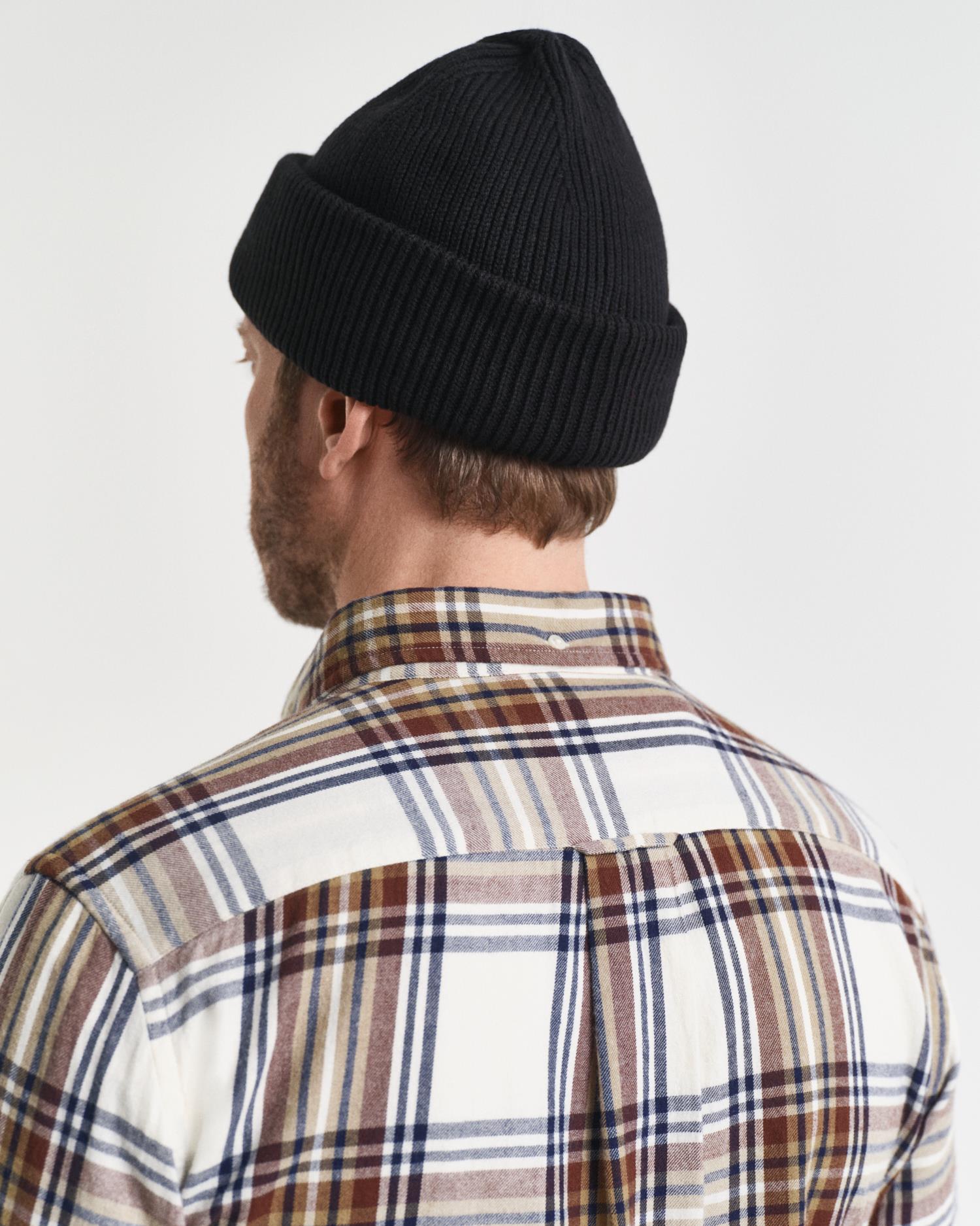 Reg Windblown Flannel Check Shirt Cream