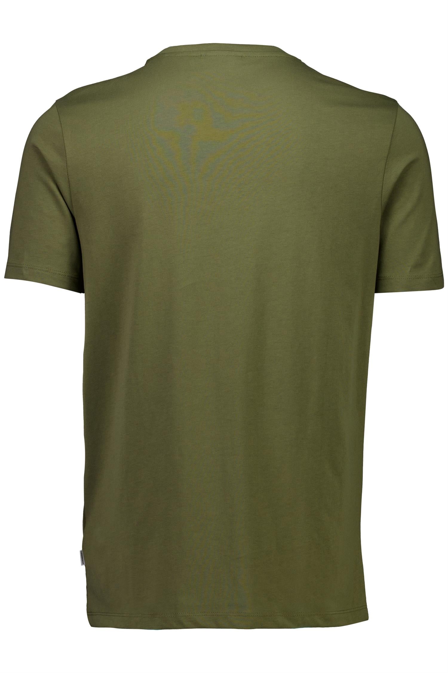 LINDBERGH Basic tee S/S - Sezon 1-xx5 Ciemnooliwkowy