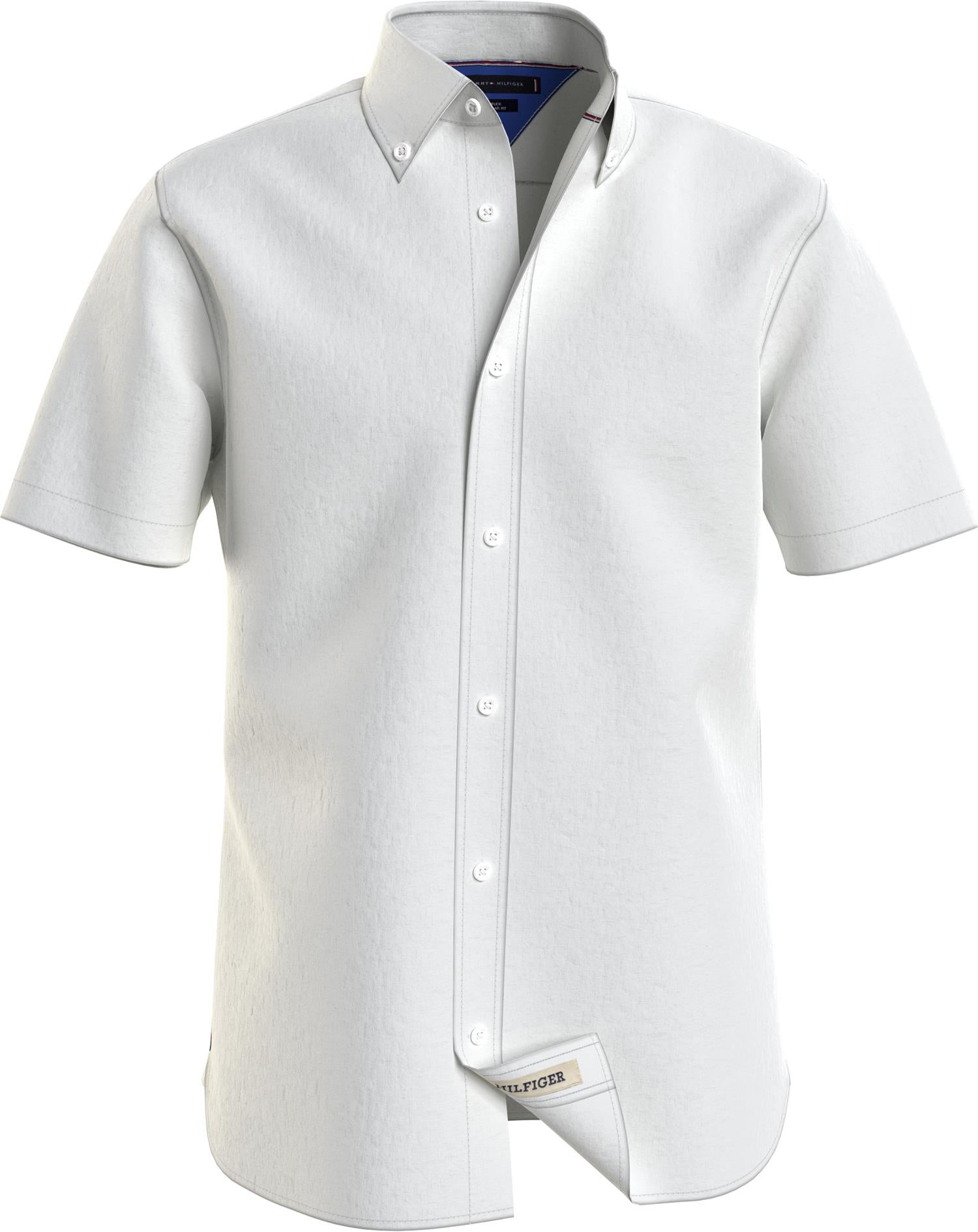 PIGMENT DYED LINEN RF SHIRT S/S Optic White