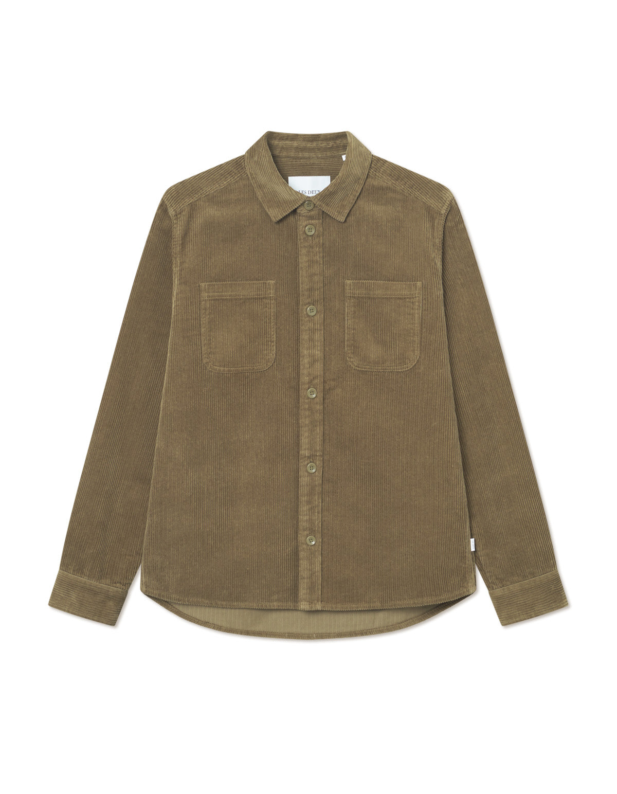 Kody Corduroy Overshirt Military Olive