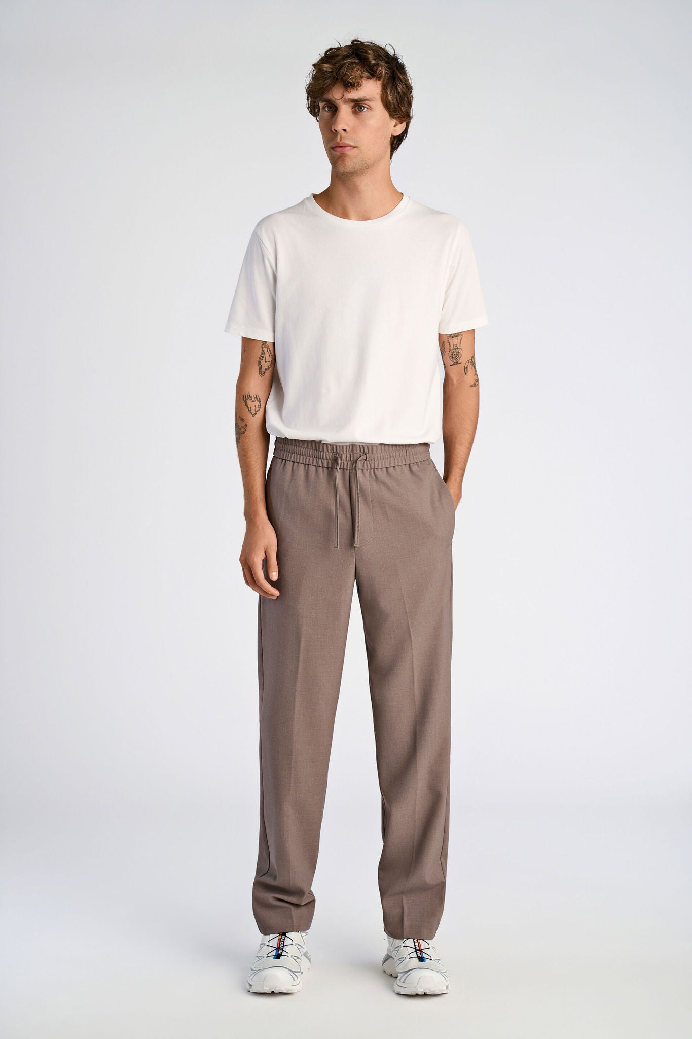 Relaxed fit pants Sand Mel