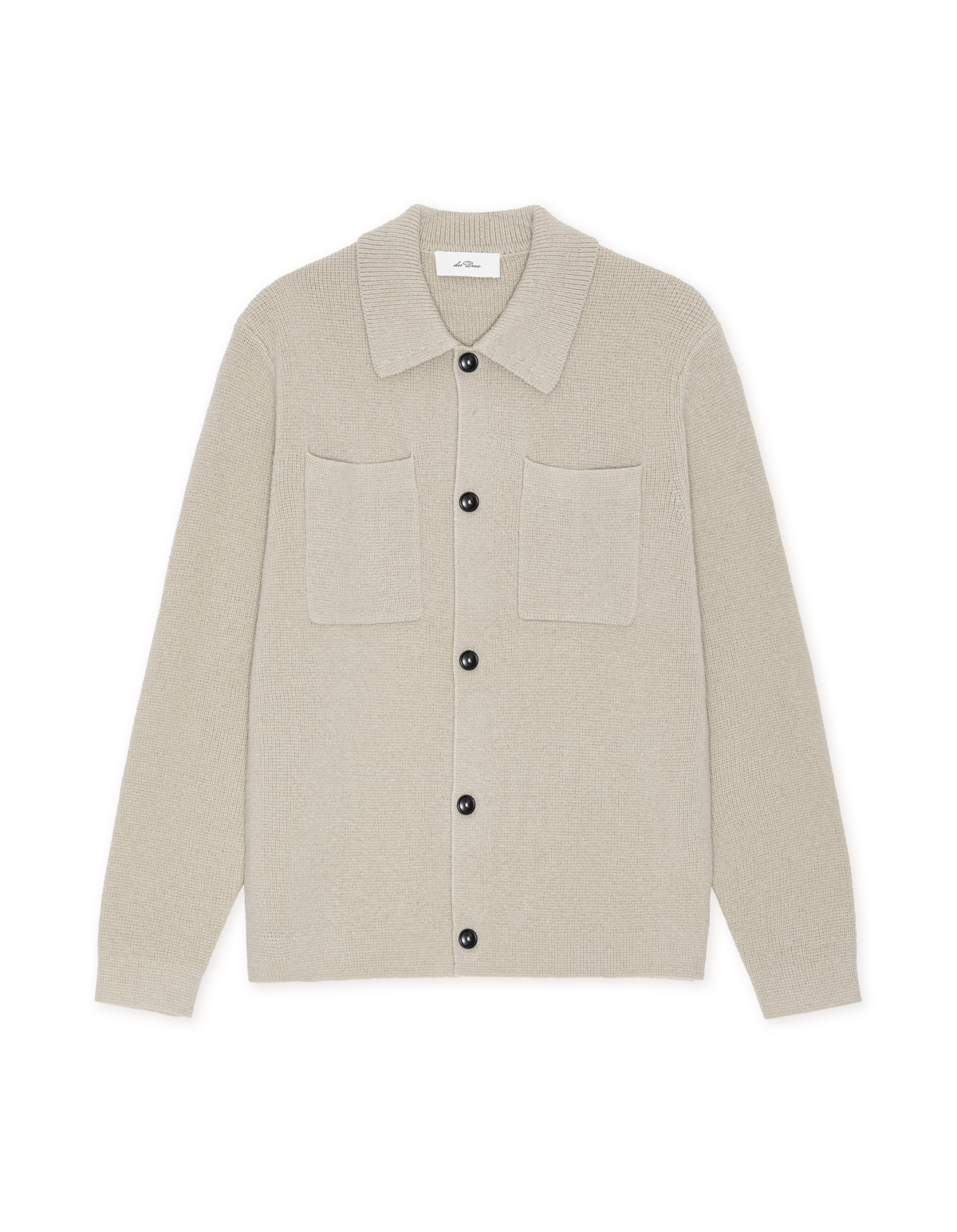 Milano Knit Overshirt Light Sand