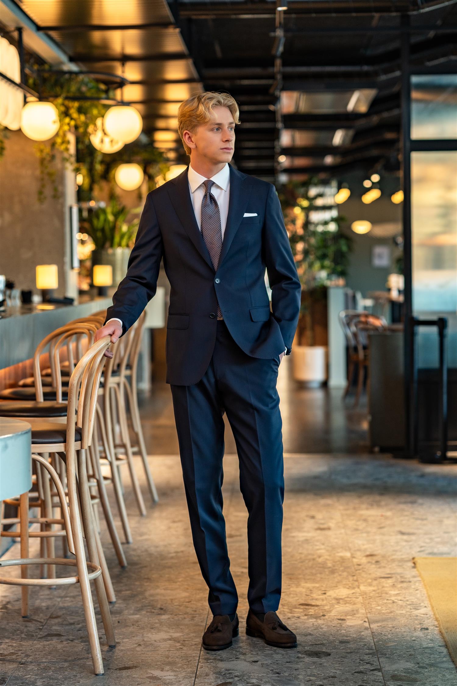 JKT YALE Niebieski