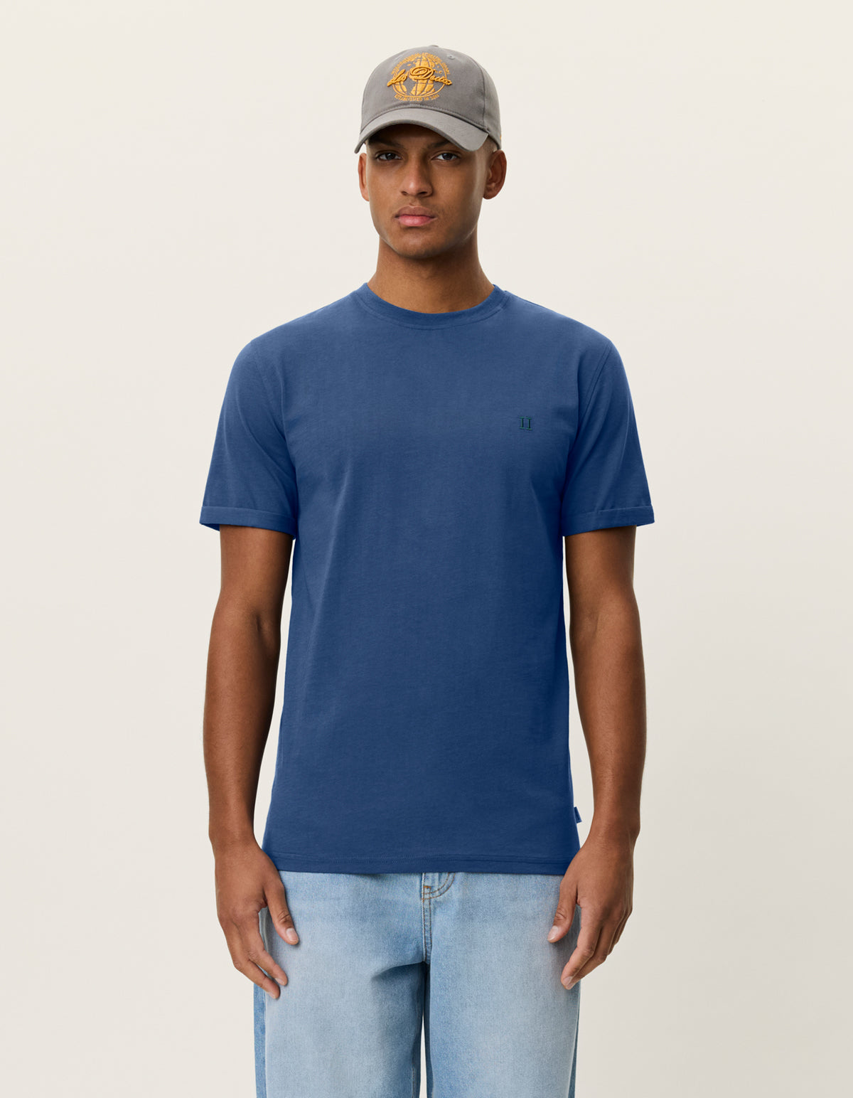 Norregaard Contrast T-Shirt Dark Denim Blue