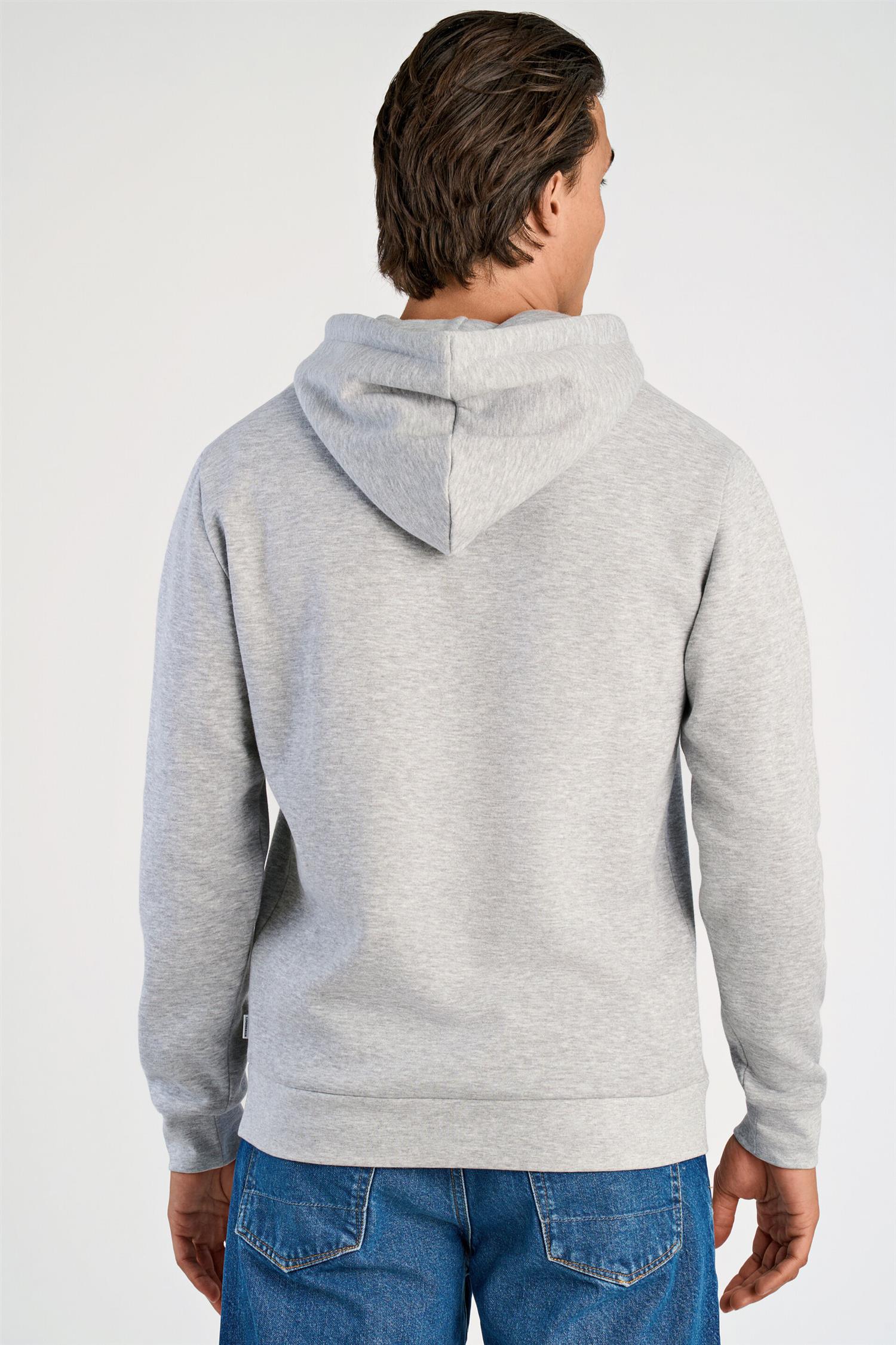 Hoodie Lysegrå