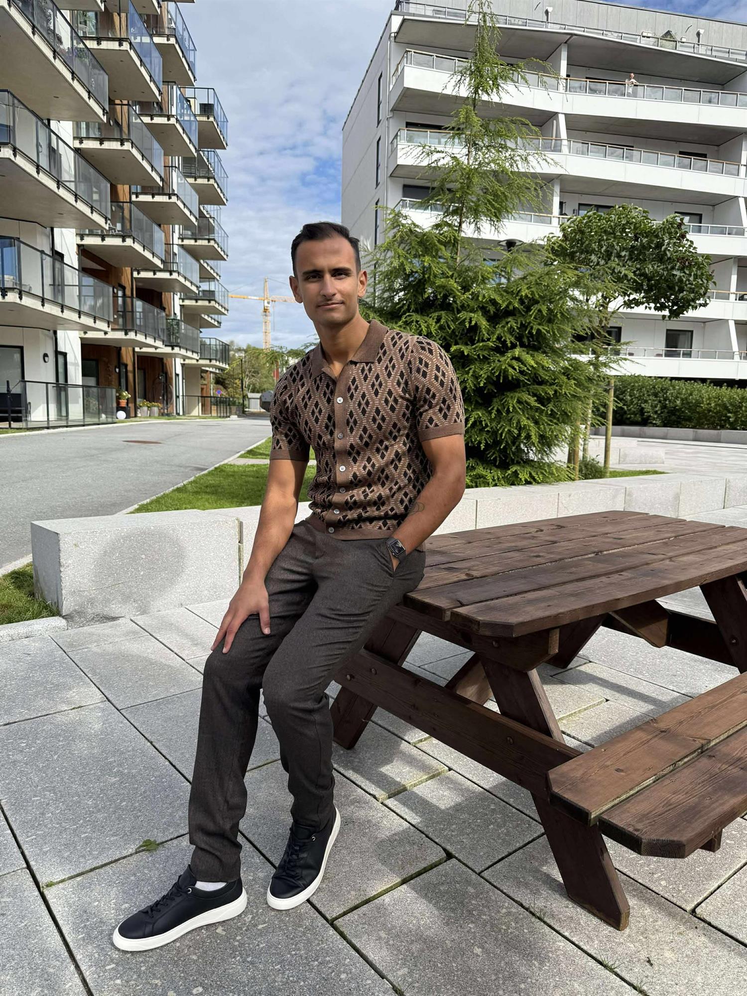 Polo Shirt Brun