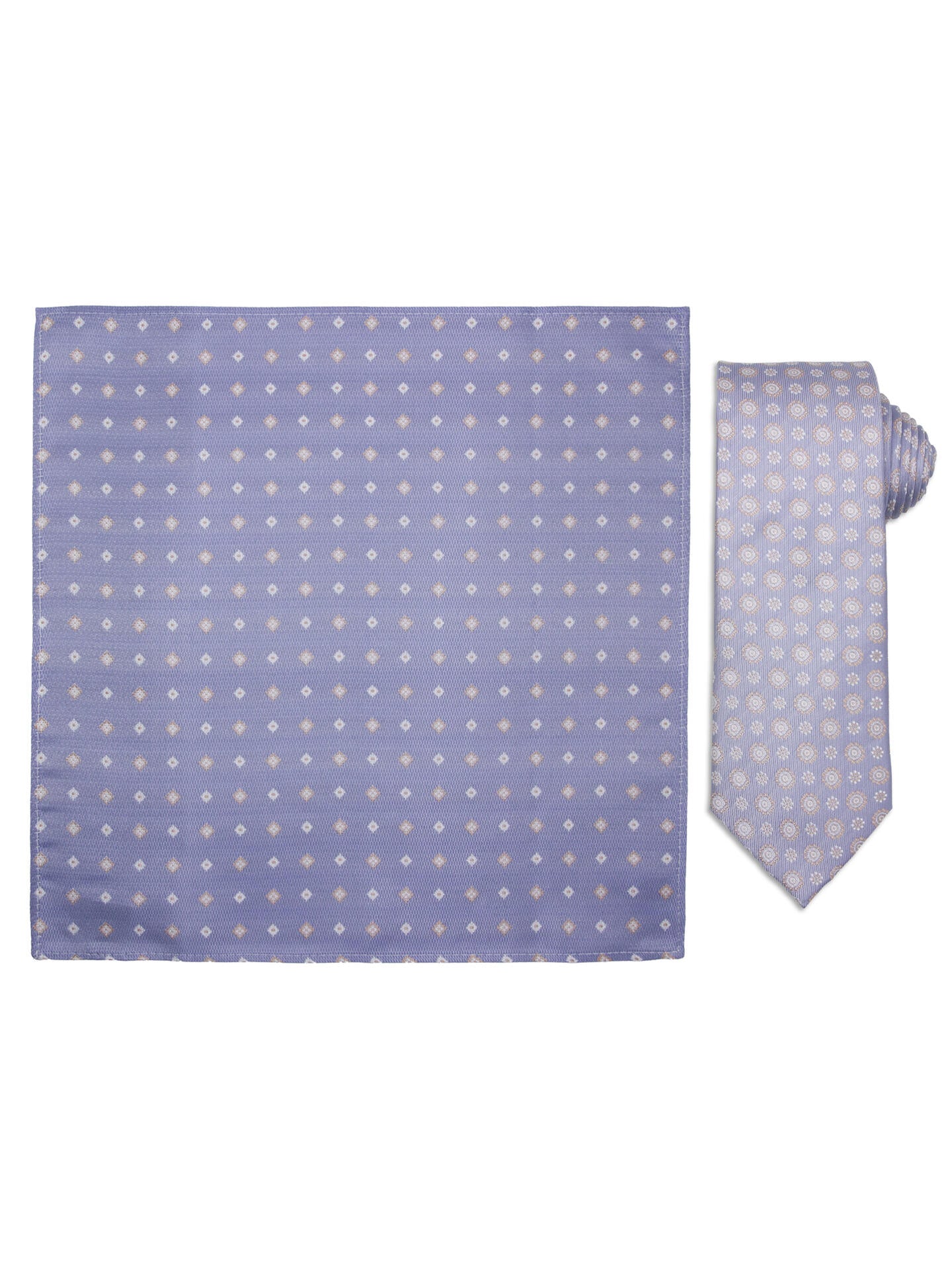 Slips med tørkle Pastellblå