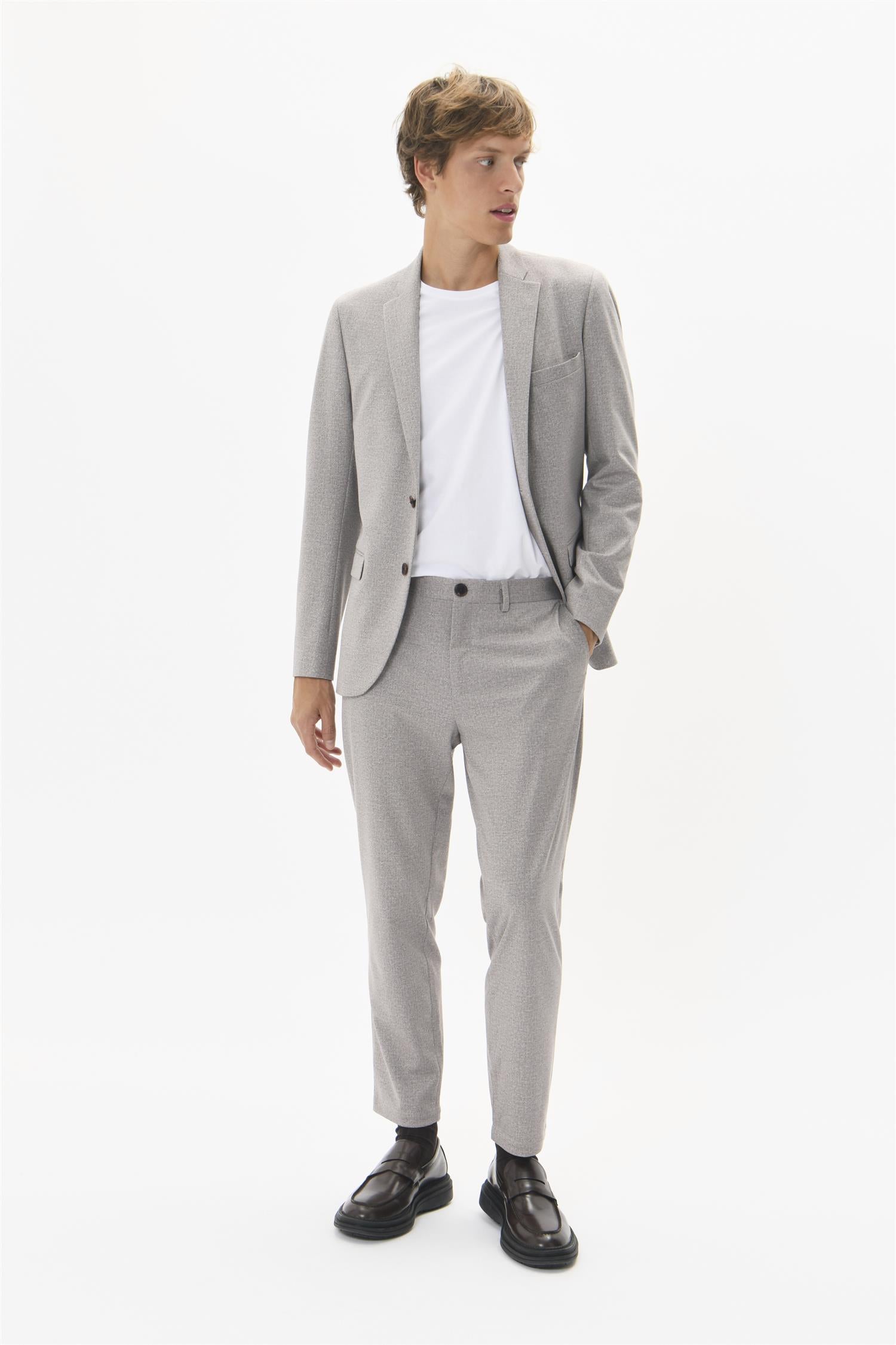 MAliam Jersey Pant Walnut Melange