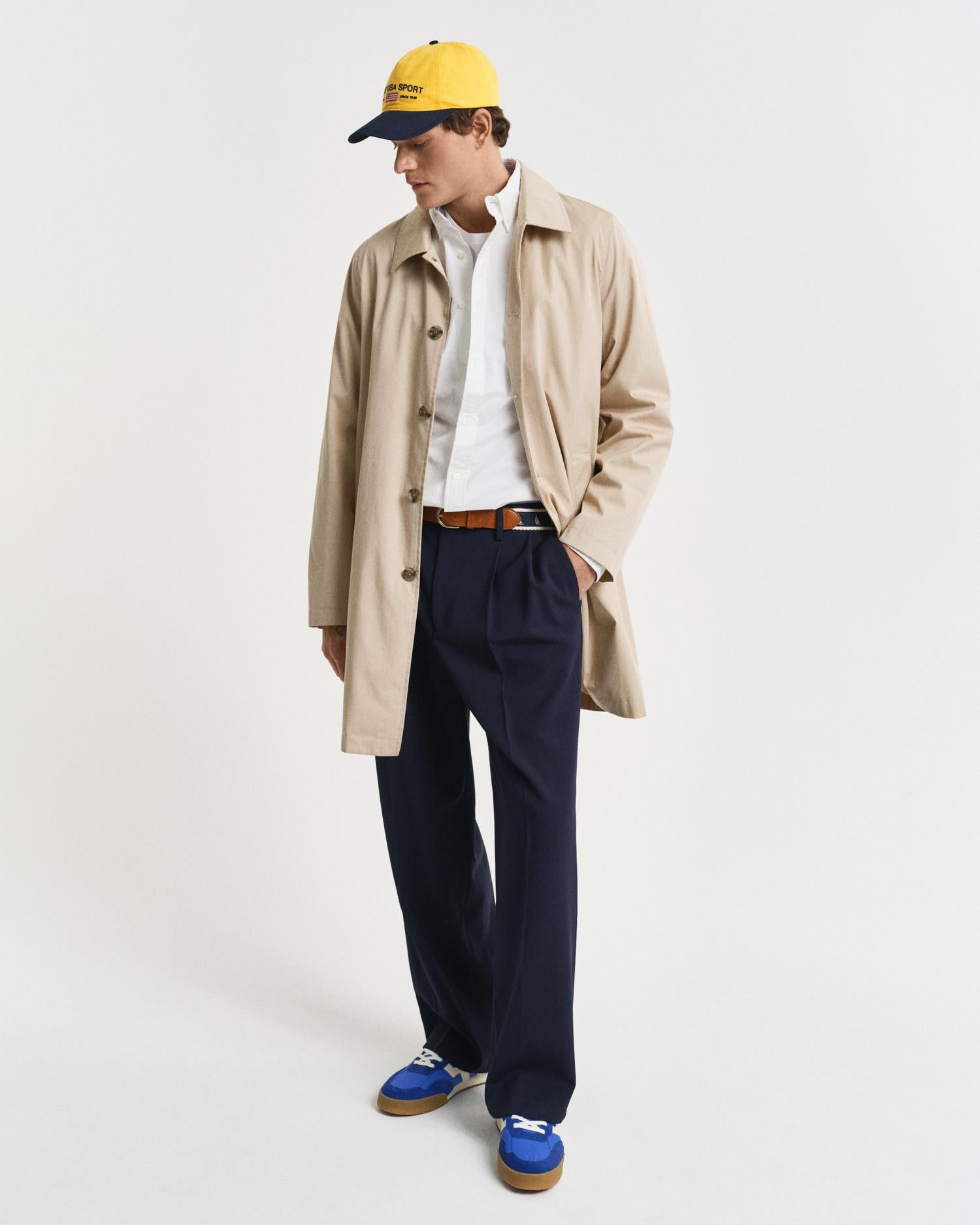 Oxford Shirt In Slim Fit With Stretch White