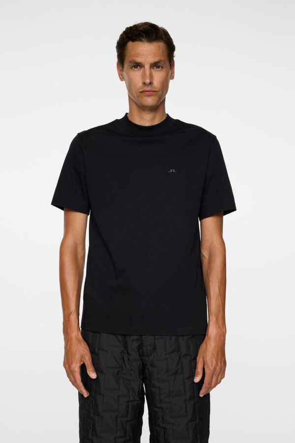Ace Mock Neck T-shirt Sort