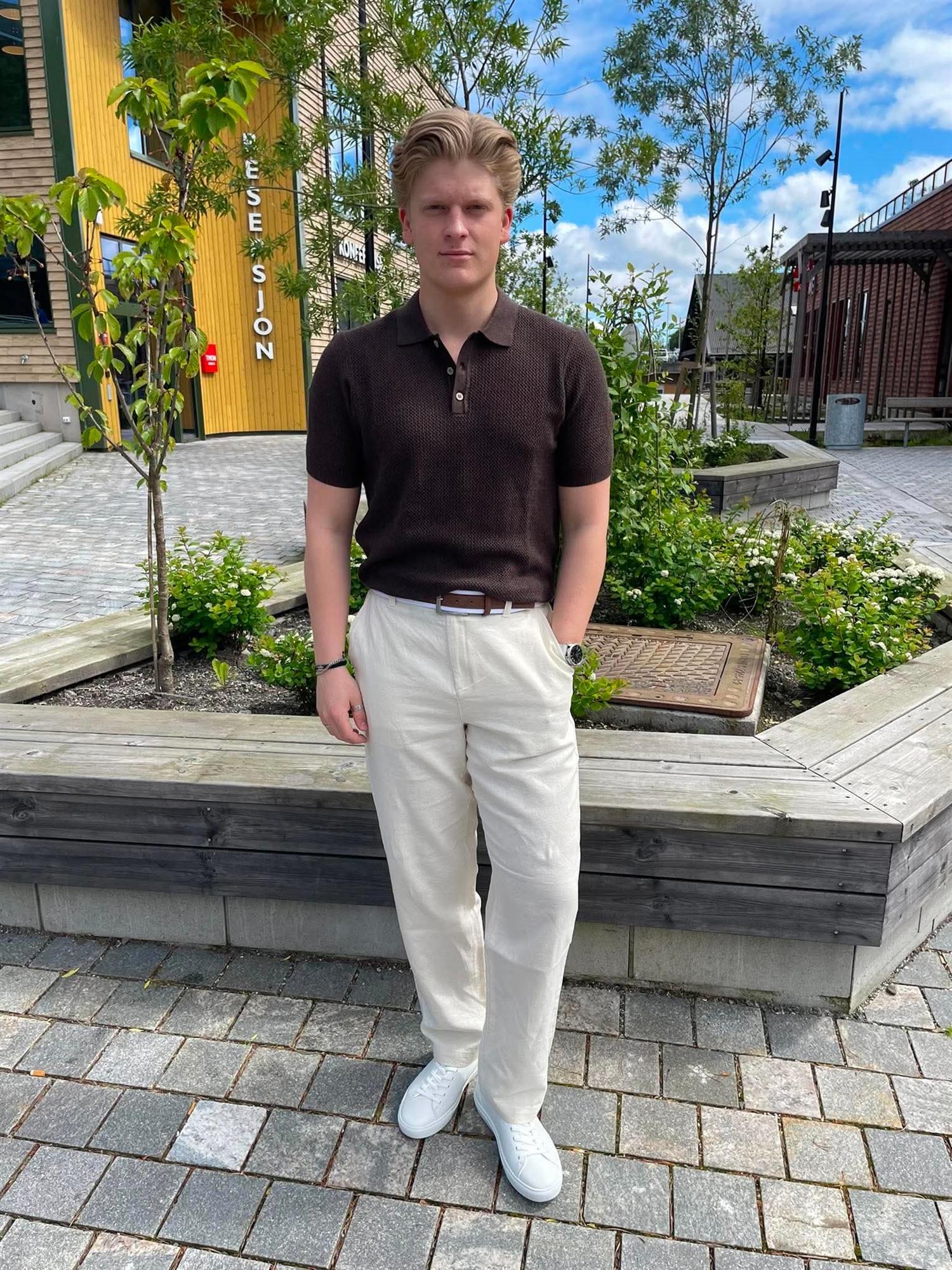 Pino Linen Pants Ivory