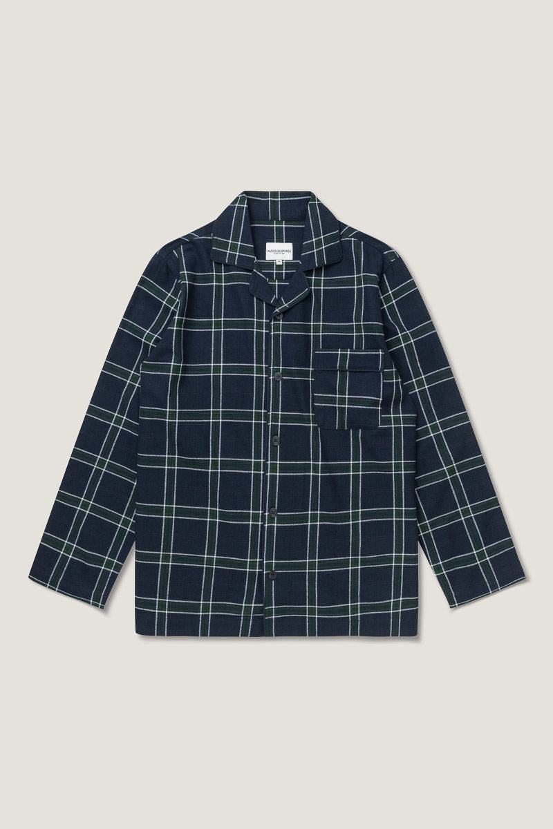 Pj Set Navy Tartan