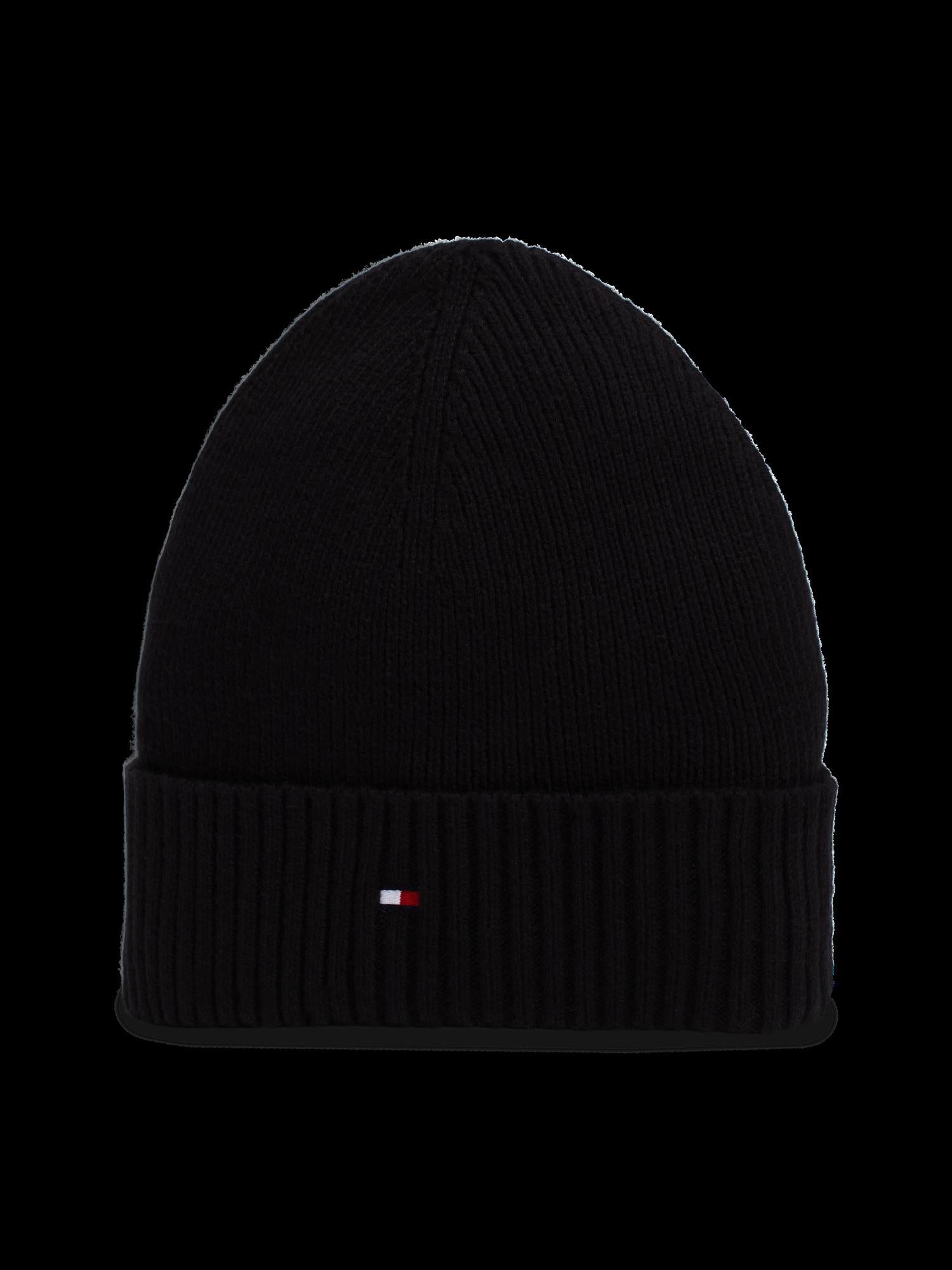 Th Flag Pima Cotton Beanie Black