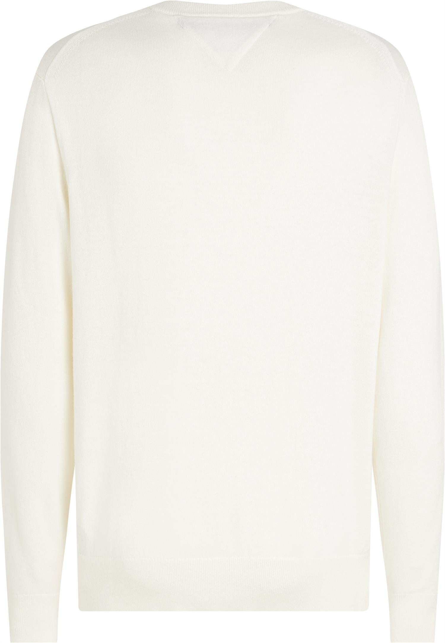 Pima Org Ctn Cashmere Crew Neck Ivory Petal