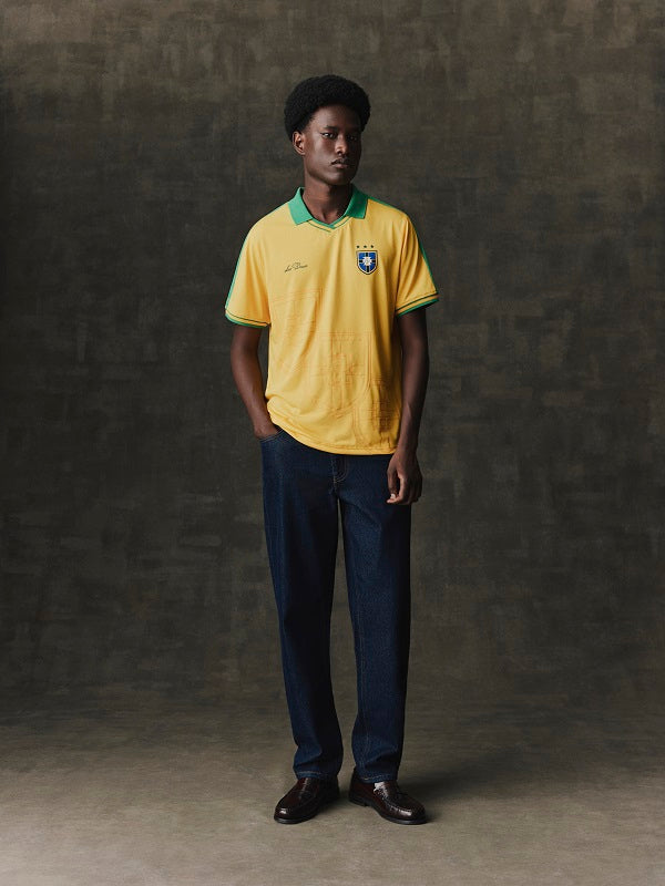 BRAZIL FOOTBALL JERSEY Vibrant Yellow