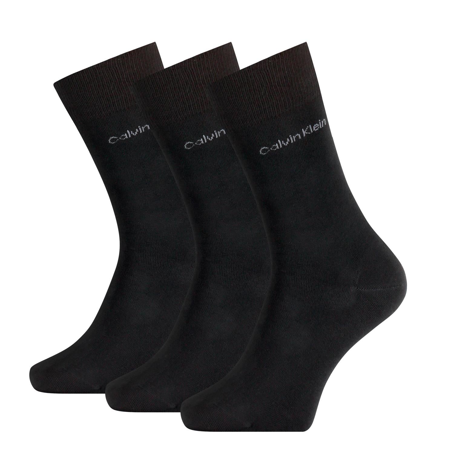 Ck Eric 3pk Cotton Sock Black