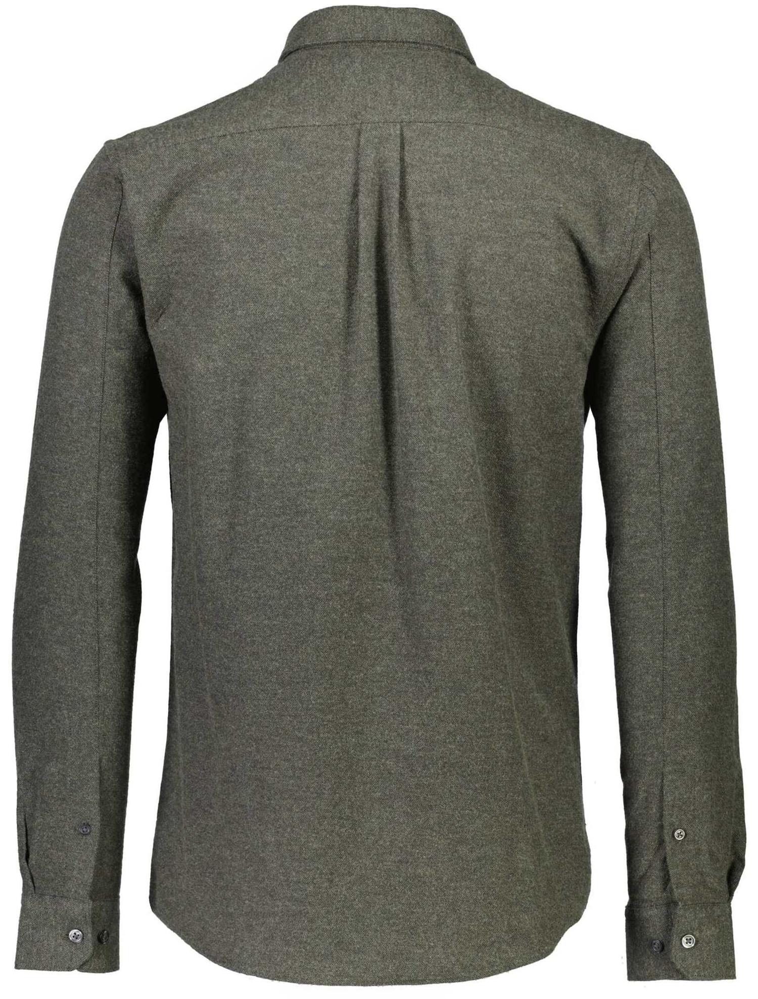 Brushed twill shirt L/S Army