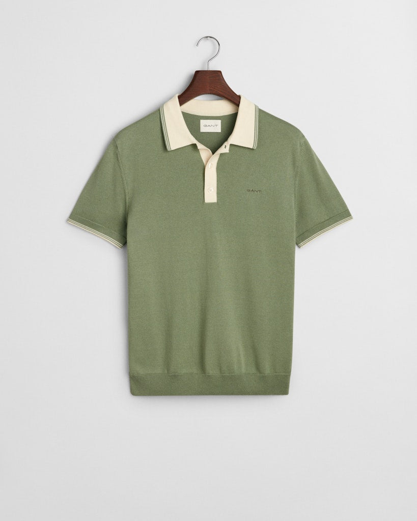MODAL BLEND SS POLO Kalamata Green