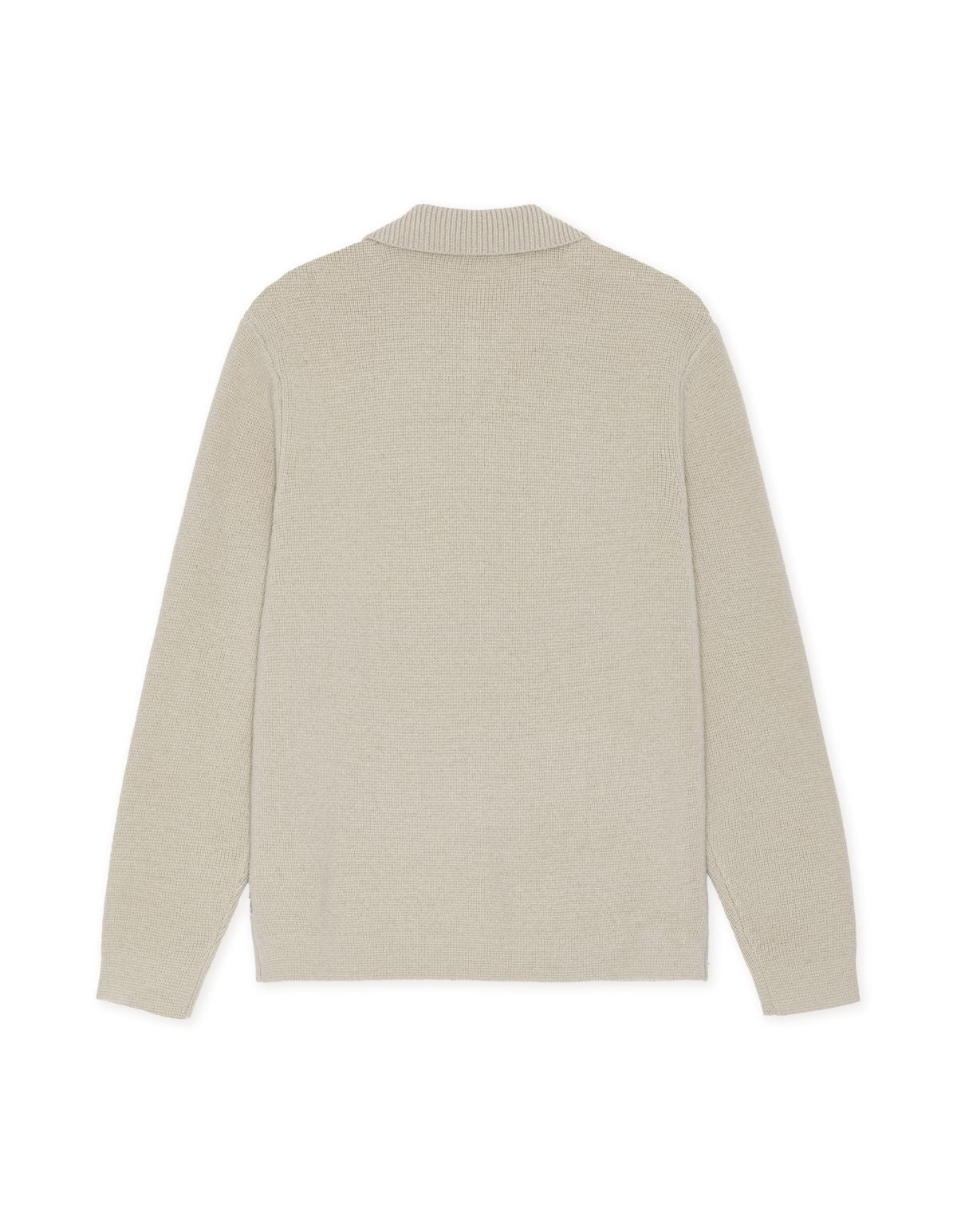 Milano Knit Overshirt Light Sand
