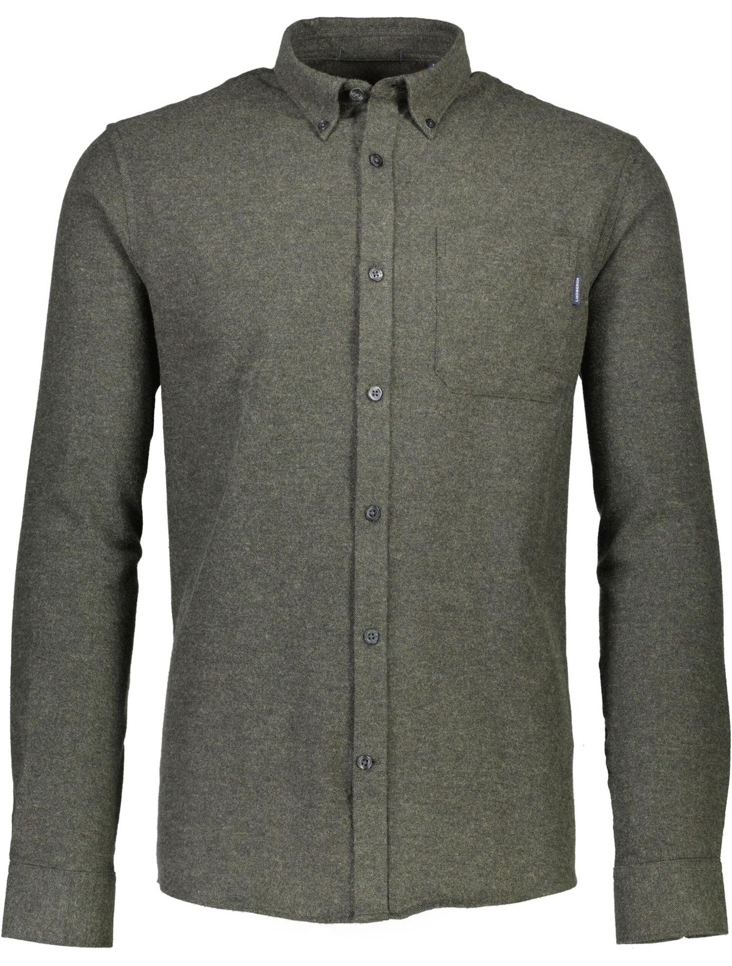 Brushed twill shirt L/S Army