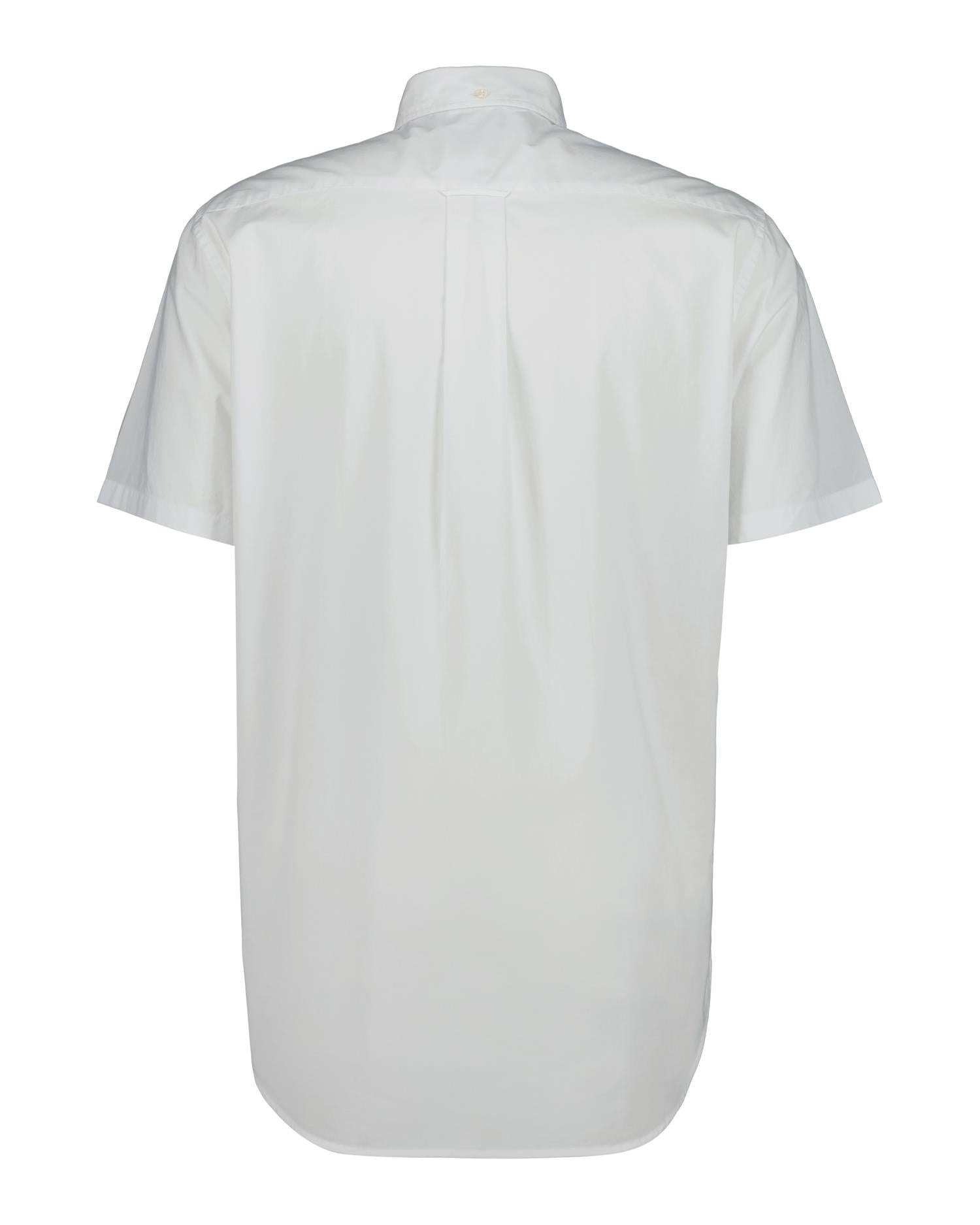 Poplin k arm Hvit