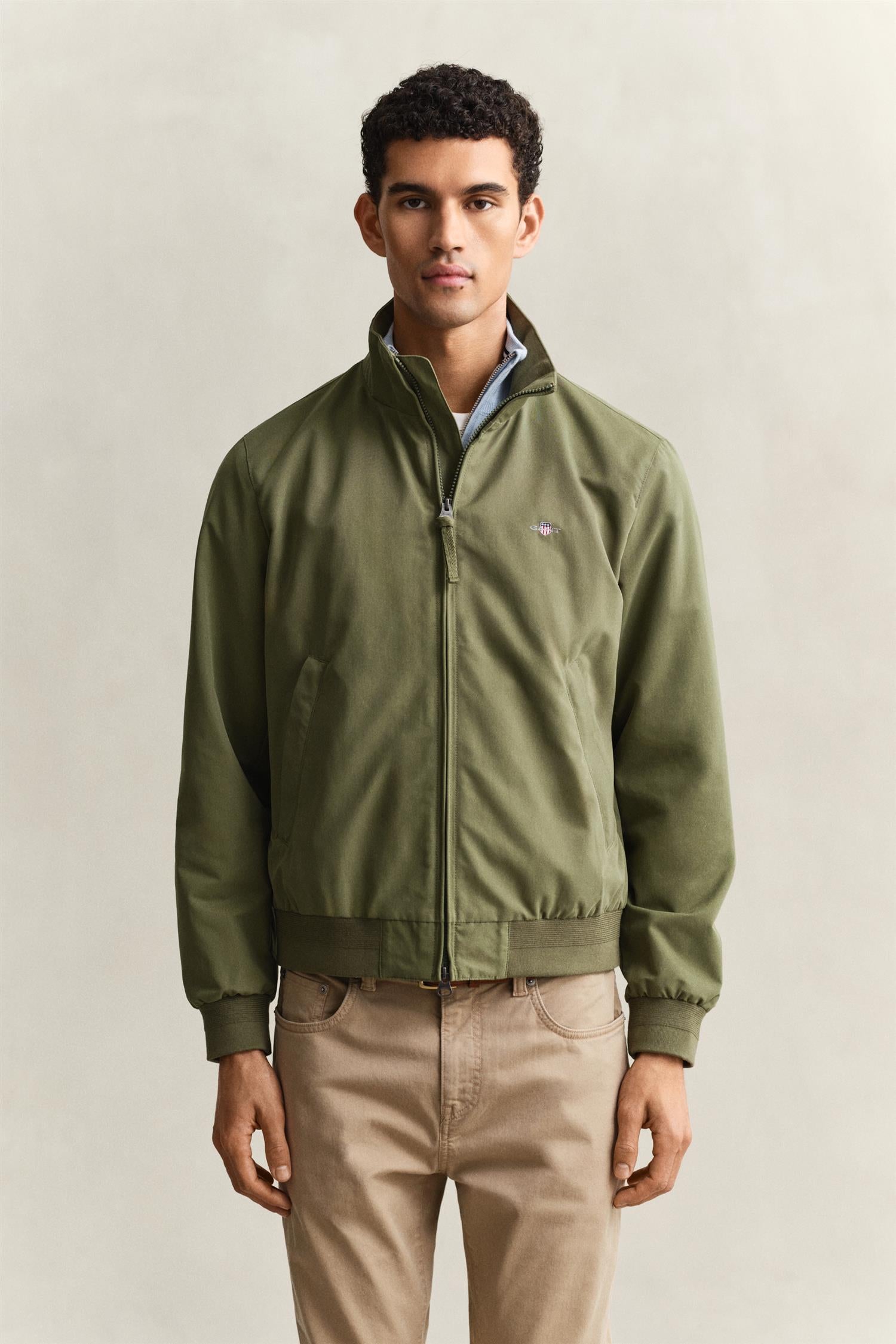 Lett Hampshire-Jakke Dry Herb Green