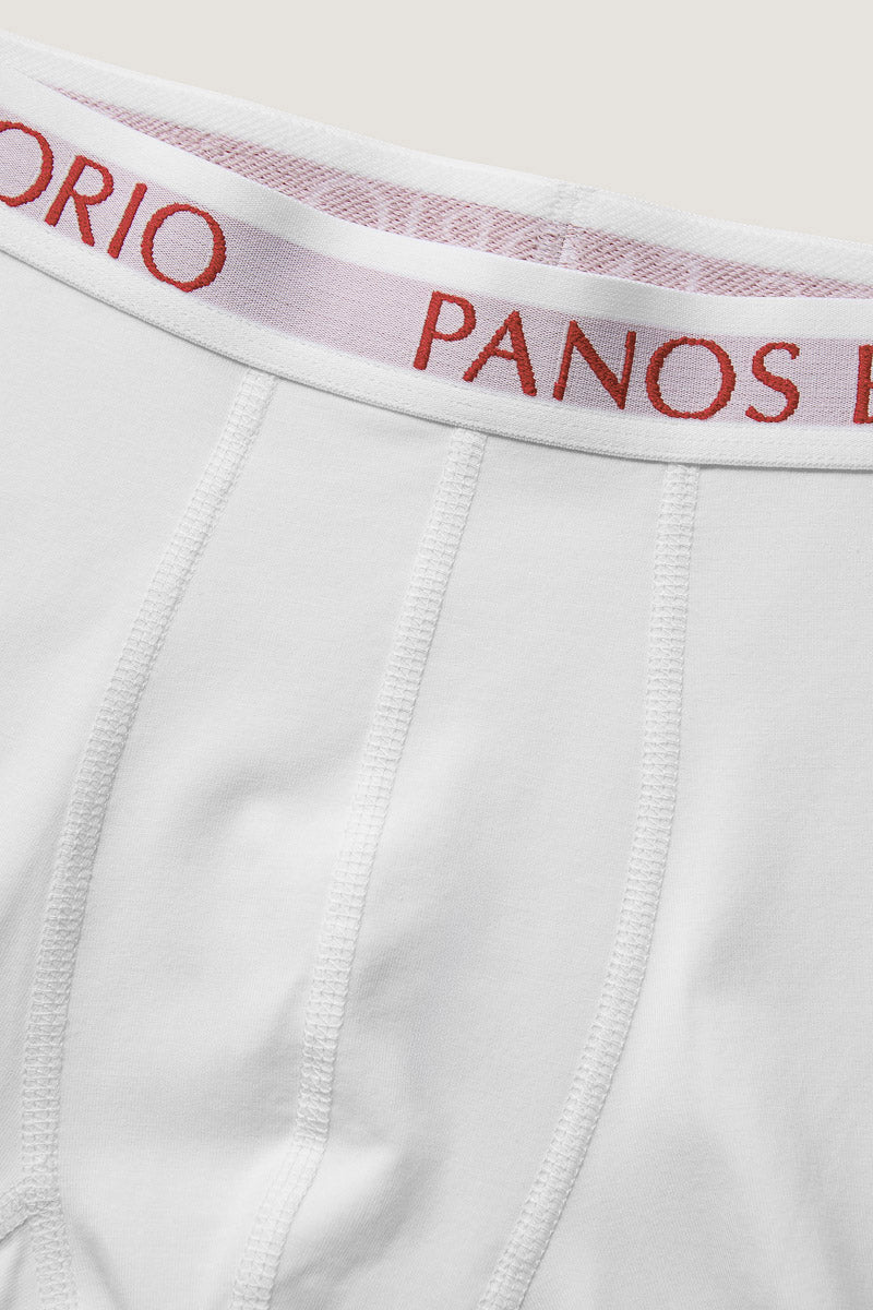 3pk Base Bamboo Boxer White/White/White