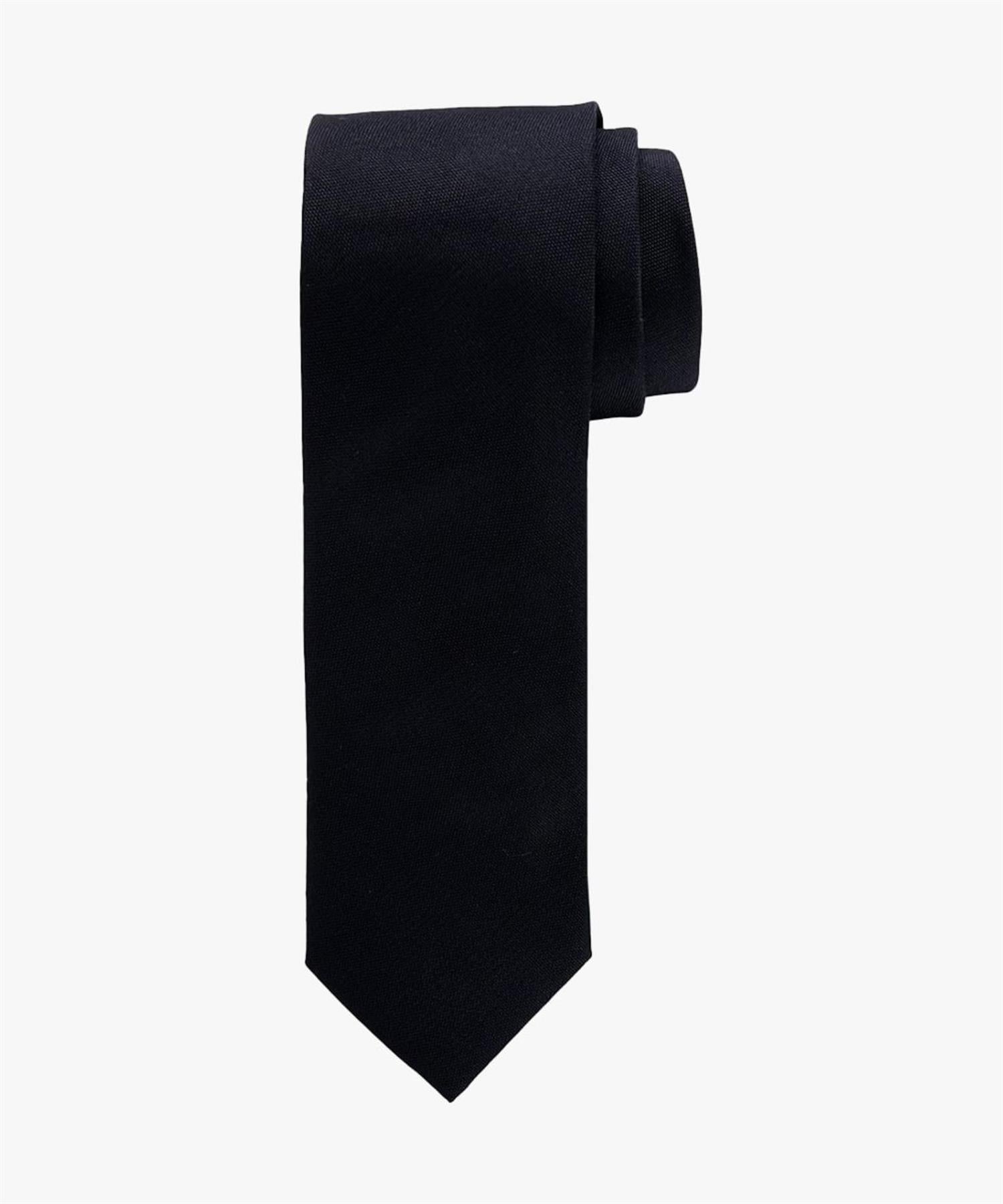 Tie Silk Woven Black Black