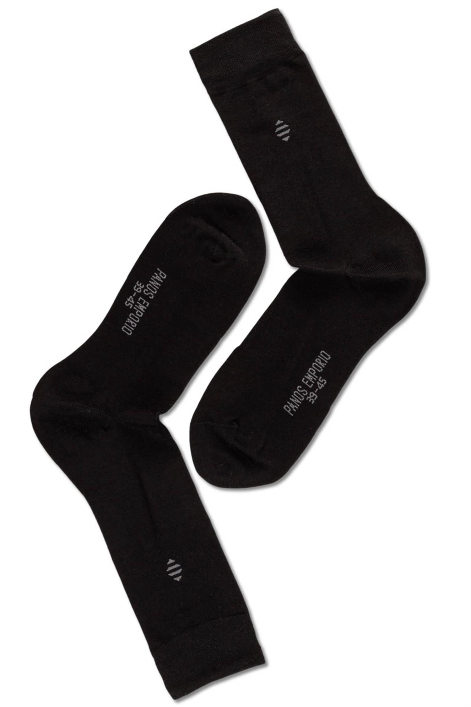 3PK Daniel Bamboo Crew Black