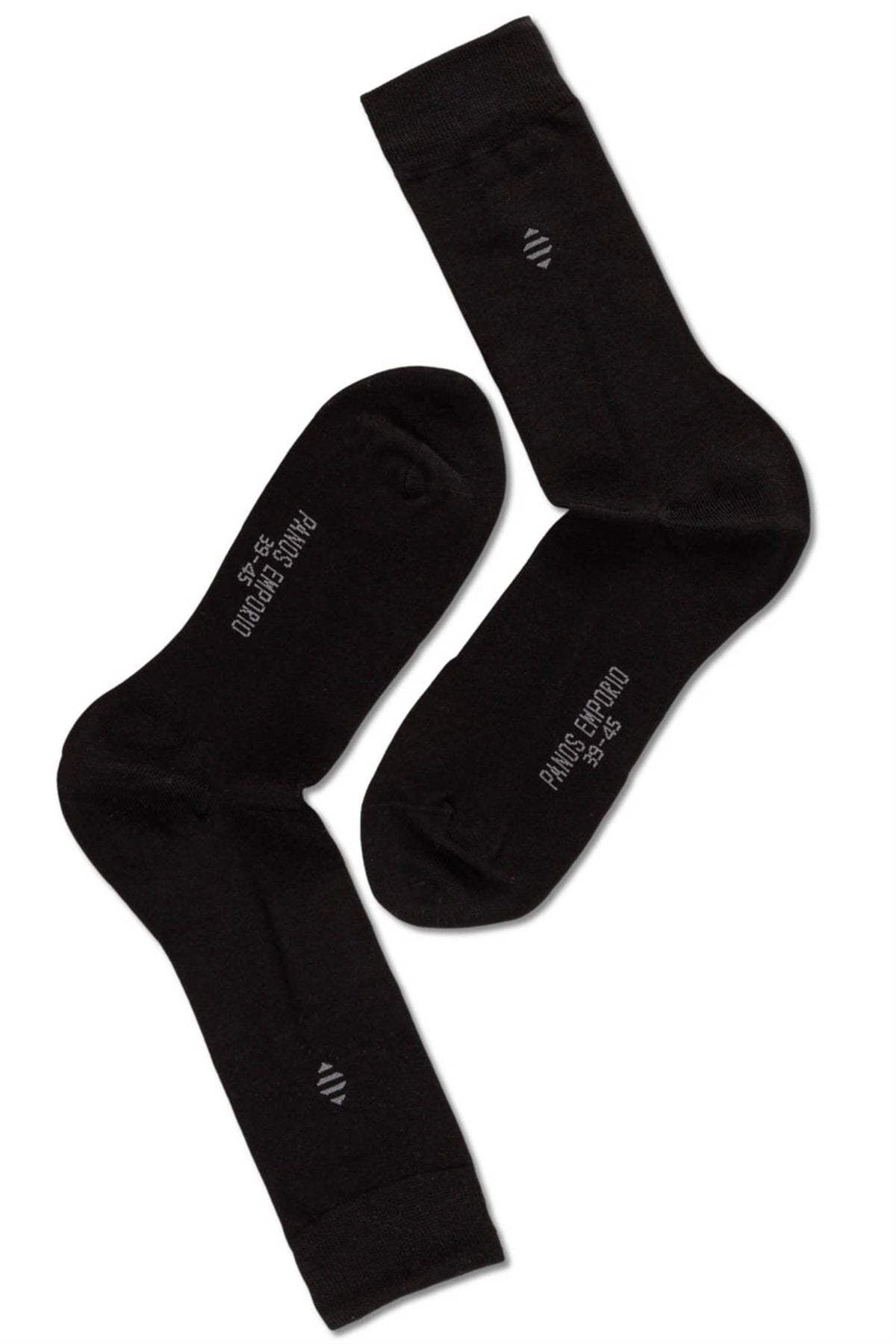 3PK Daniel Bamboo Crew Black