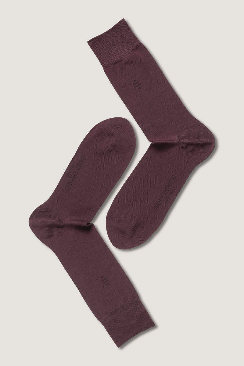 3pk Daniel Bamboo Crew Navy/Vineyard Wine/Black