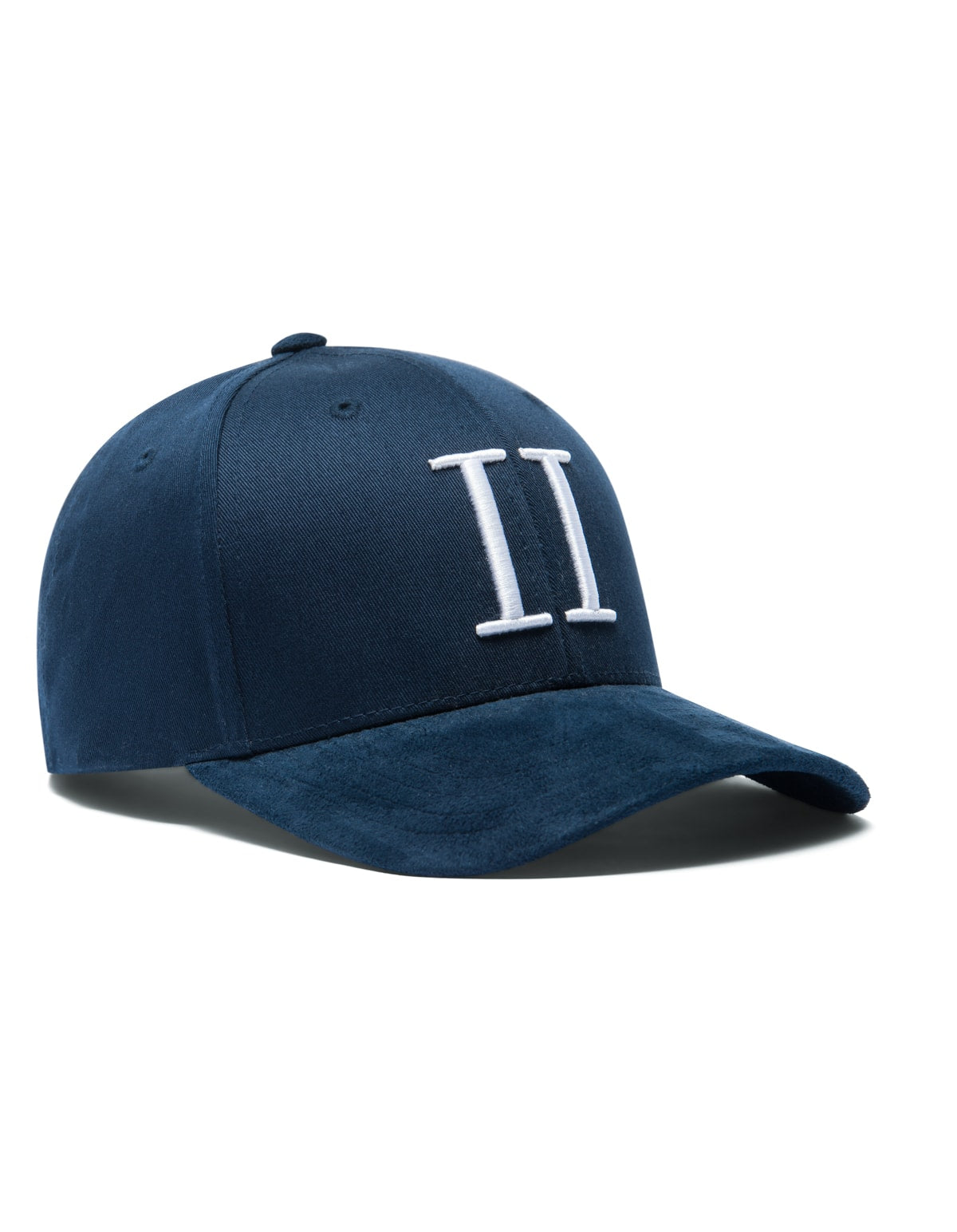 Baseball Cap Suede II Dark Navy/White