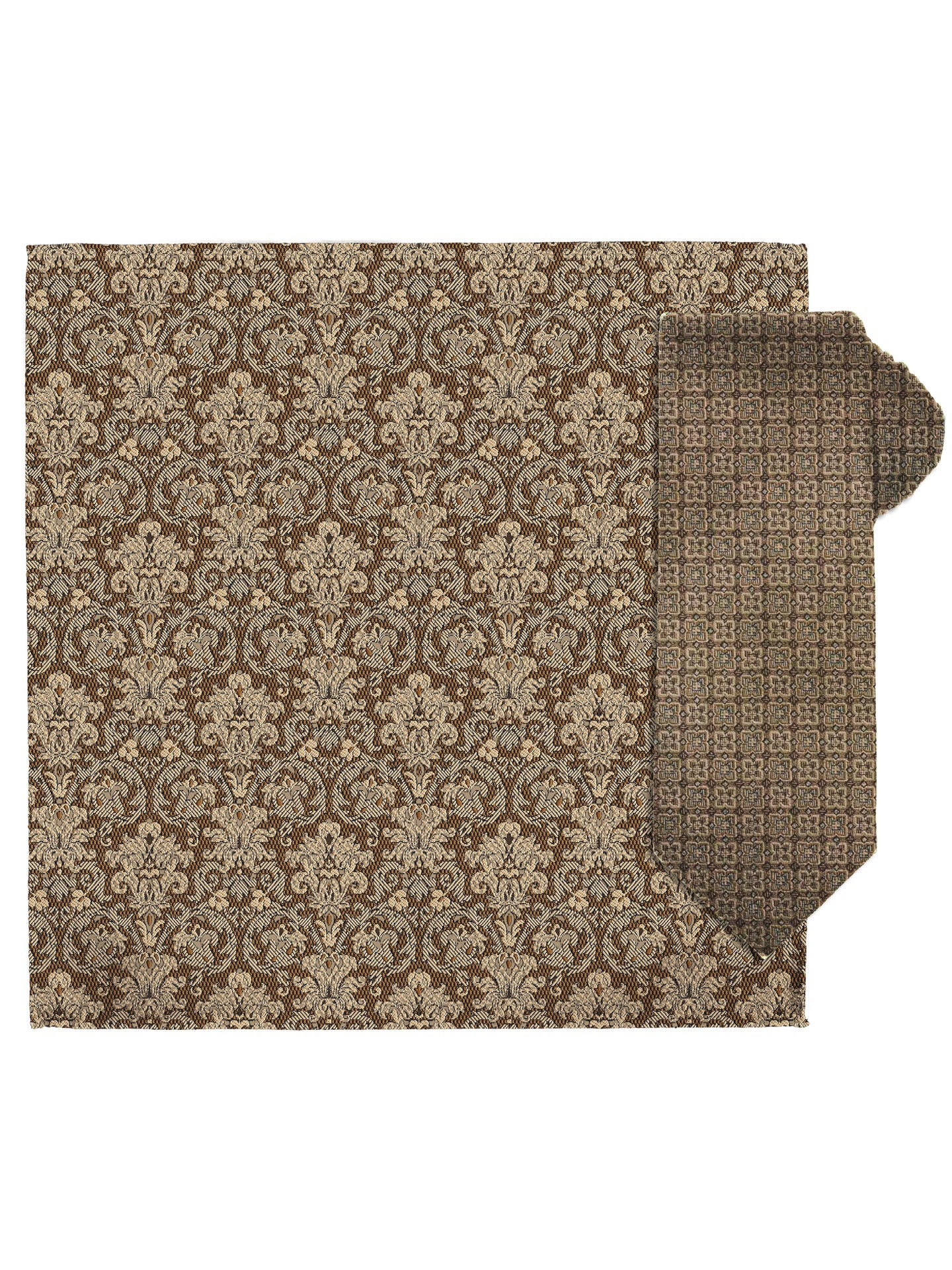 Santi silkeslips+lommetørkle Beige