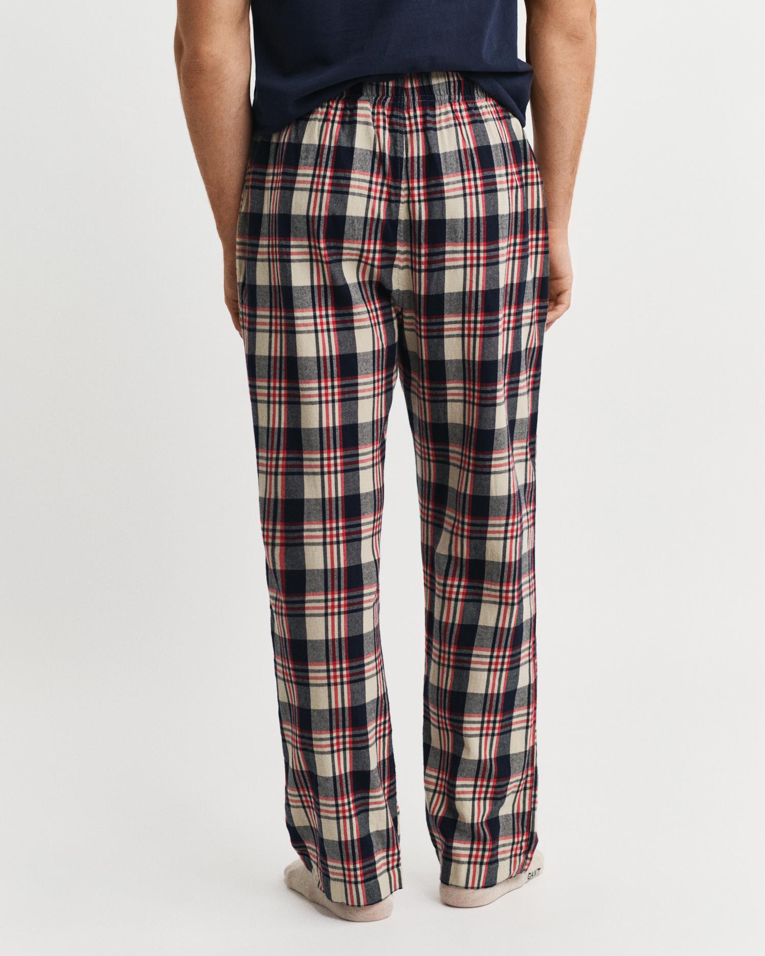 Flannel Check Pajama Pants Ruby Red