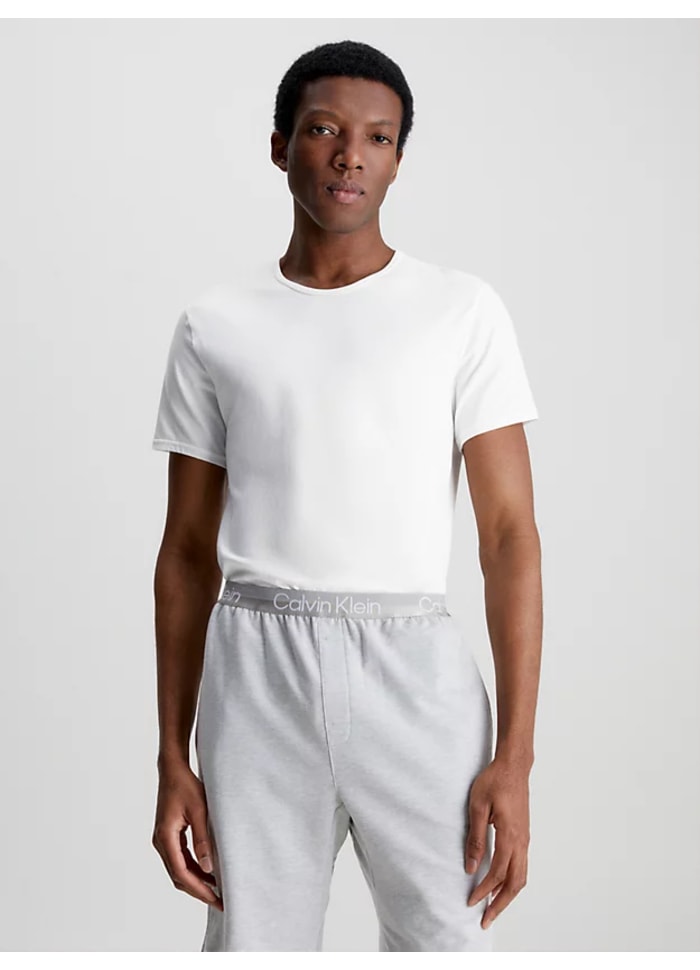 2P S/S CREW NECK Hvit