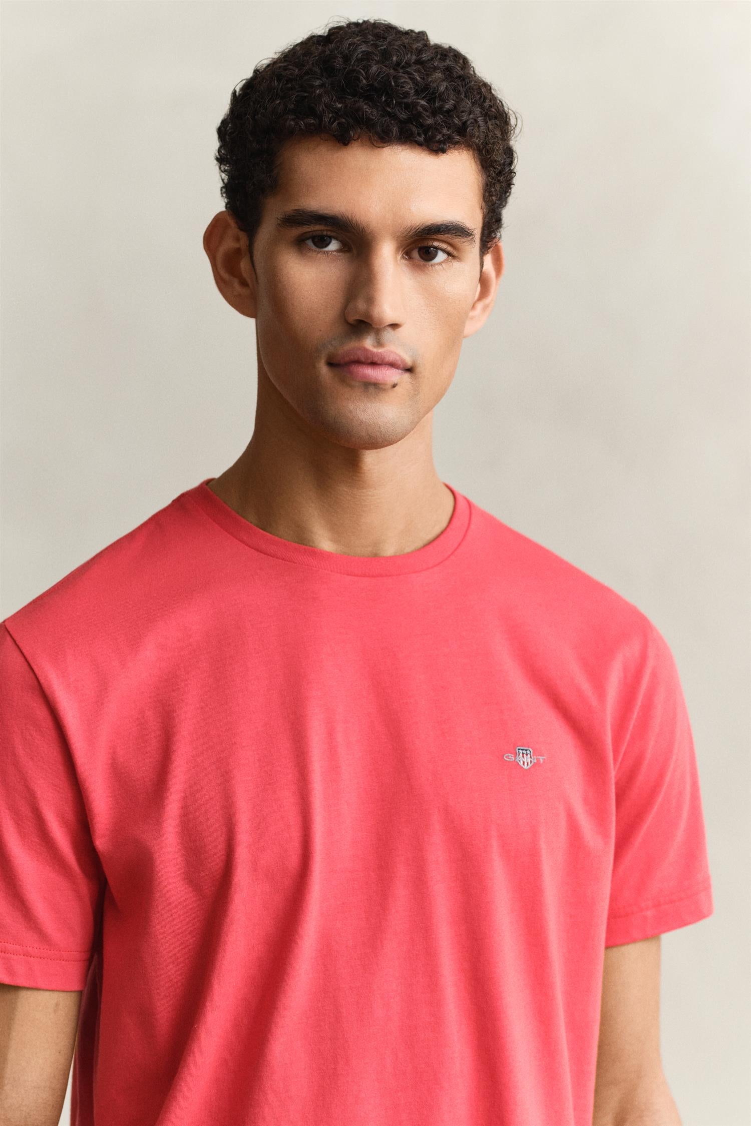 Reg Shield Ss T-Shirt Rose Red