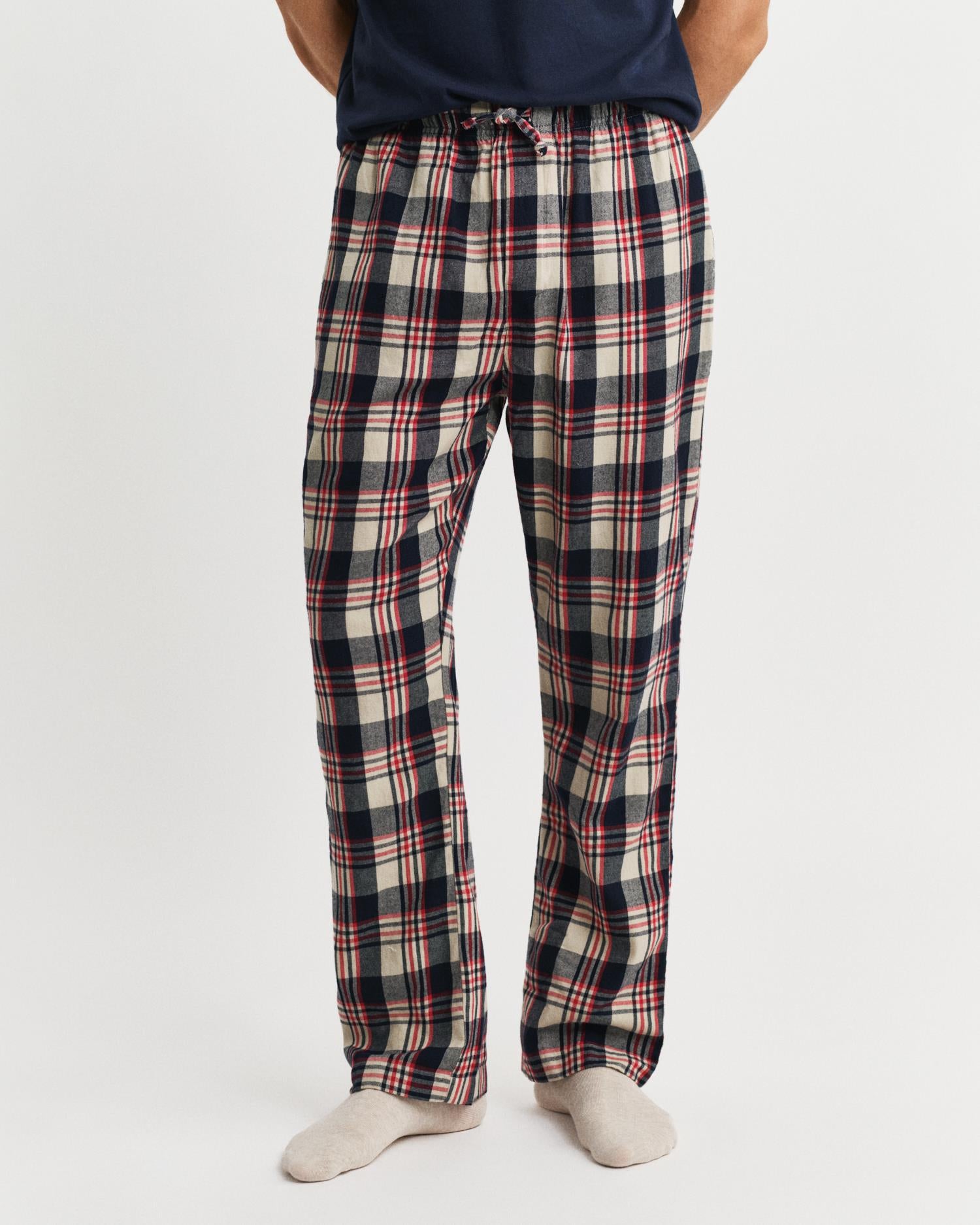 Flannel Check Pajama Pants Ruby Red