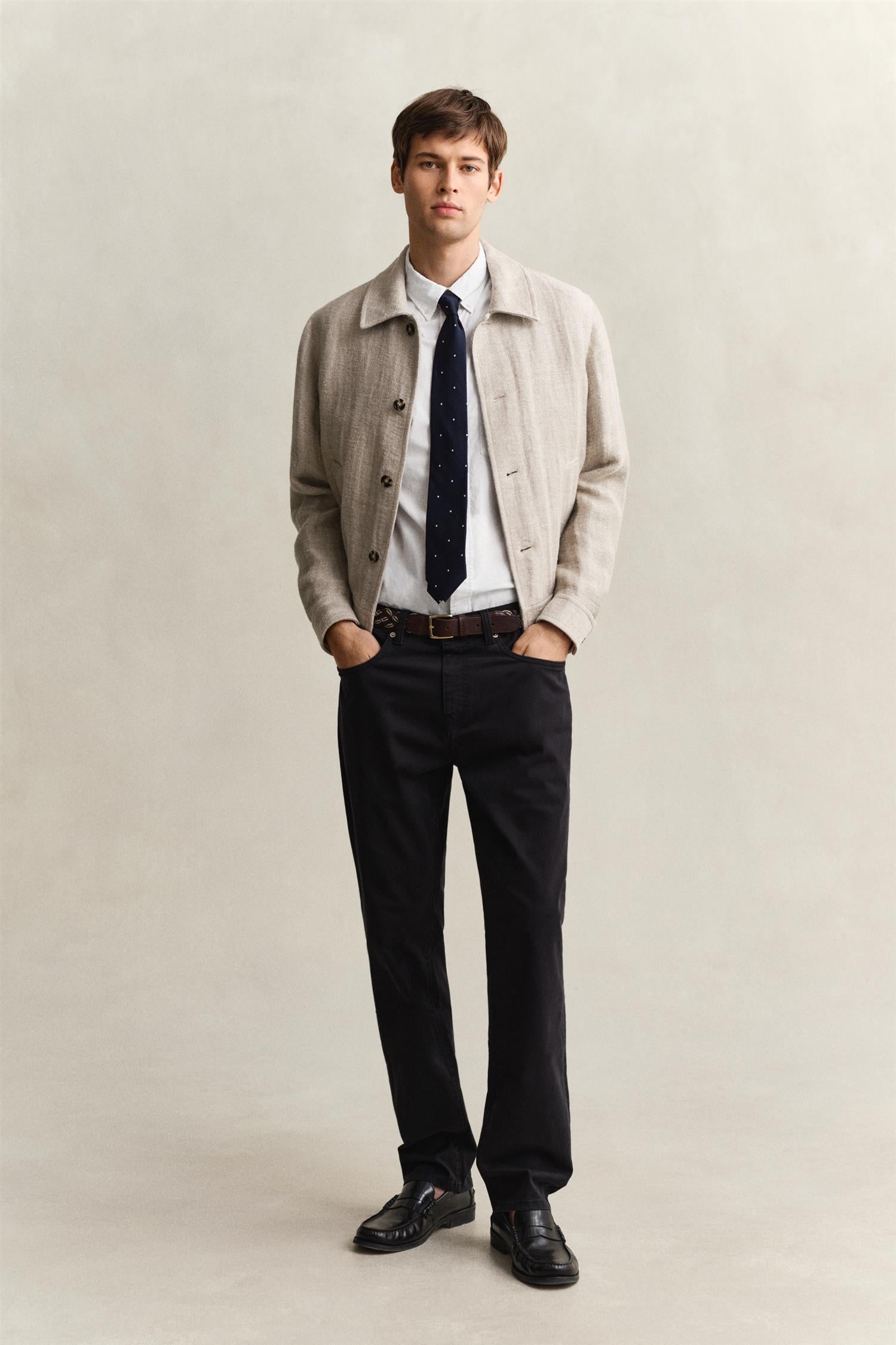 Reg Classic Poplin Ss Shirt White